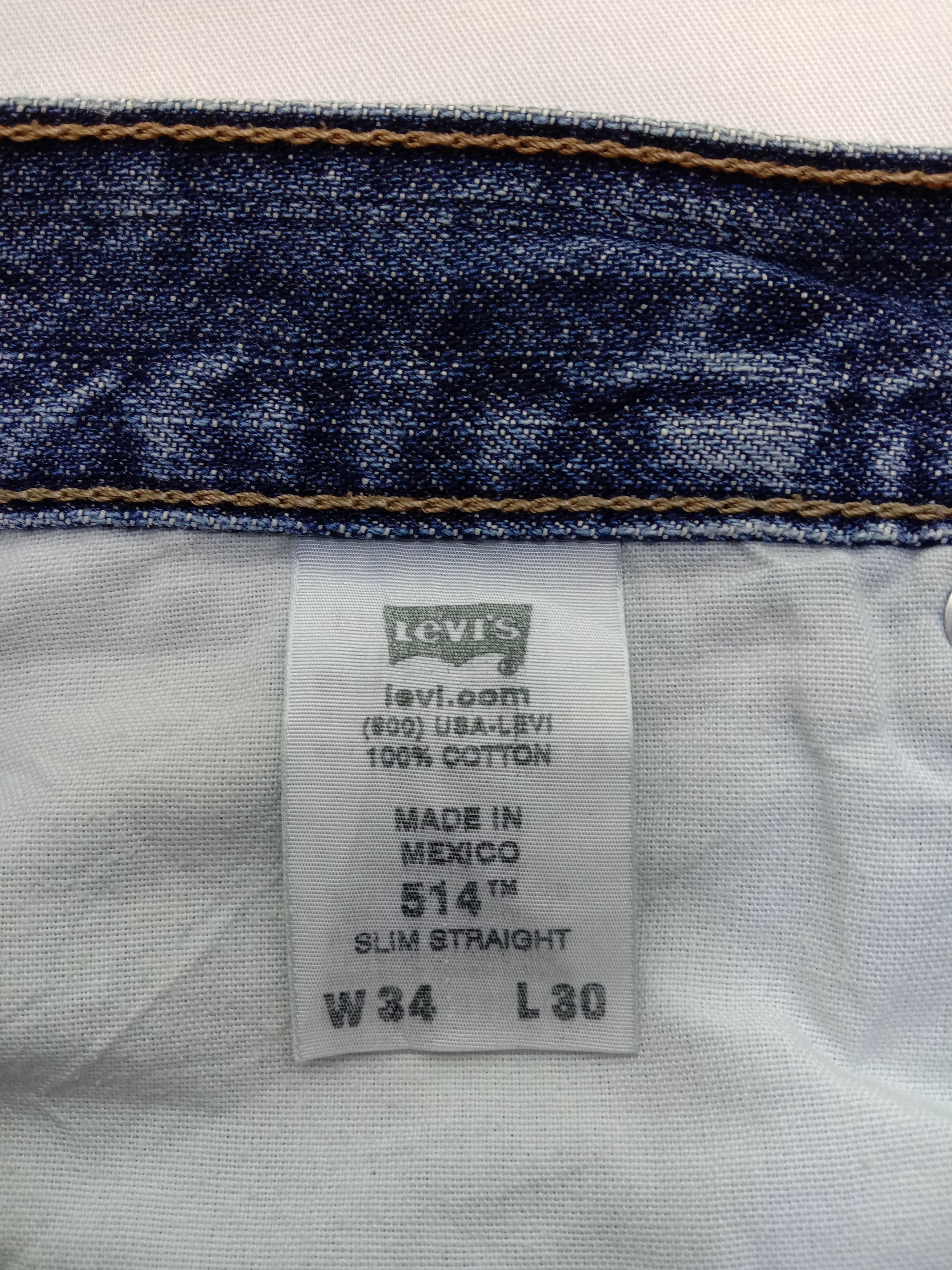 Levi's Vintage Levi's 514 Jeans Blue Wash Slim Straight Denim Size US 34 / EU 50 - 12 Thumbnail