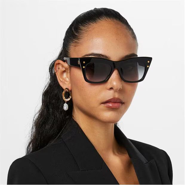 Balmain o1g2r1mq1024 Size: OS / Sunglasses in Black & Gold Size ONE SIZE - 5 Thumbnail