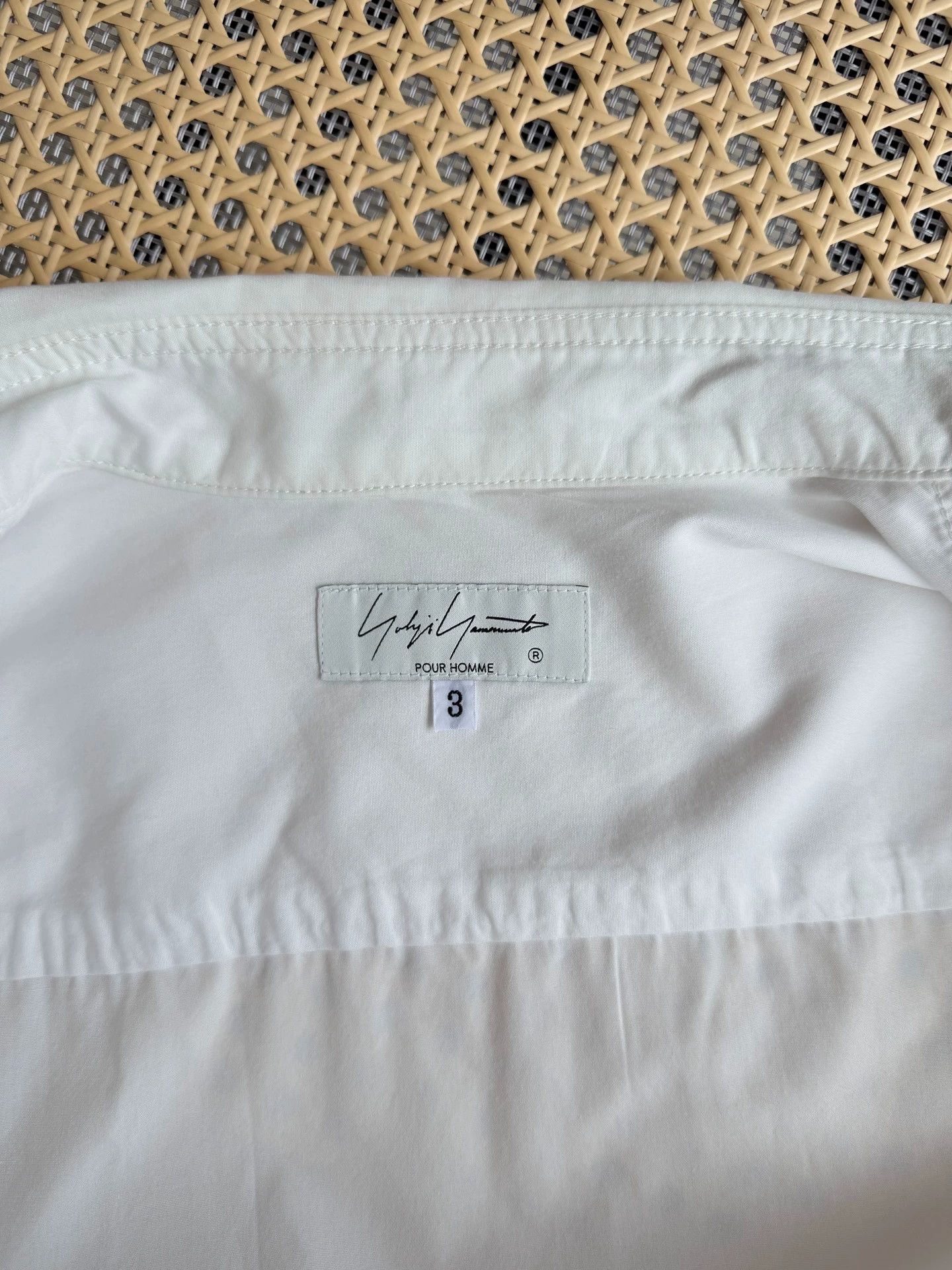 Yohji Yamamoto Yohji Yamamoto 21SS Shirt Asym Collar Irregular Hem Size 3 Size US L / EU 52-54 / 3 - 5 Thumbnail