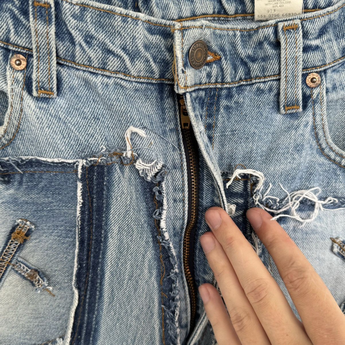 Handmade × Levi's Levi’s 508 1991 Multipocket Patchwork Distressed USA Size US 36 / EU 52 - 9 Thumbnail