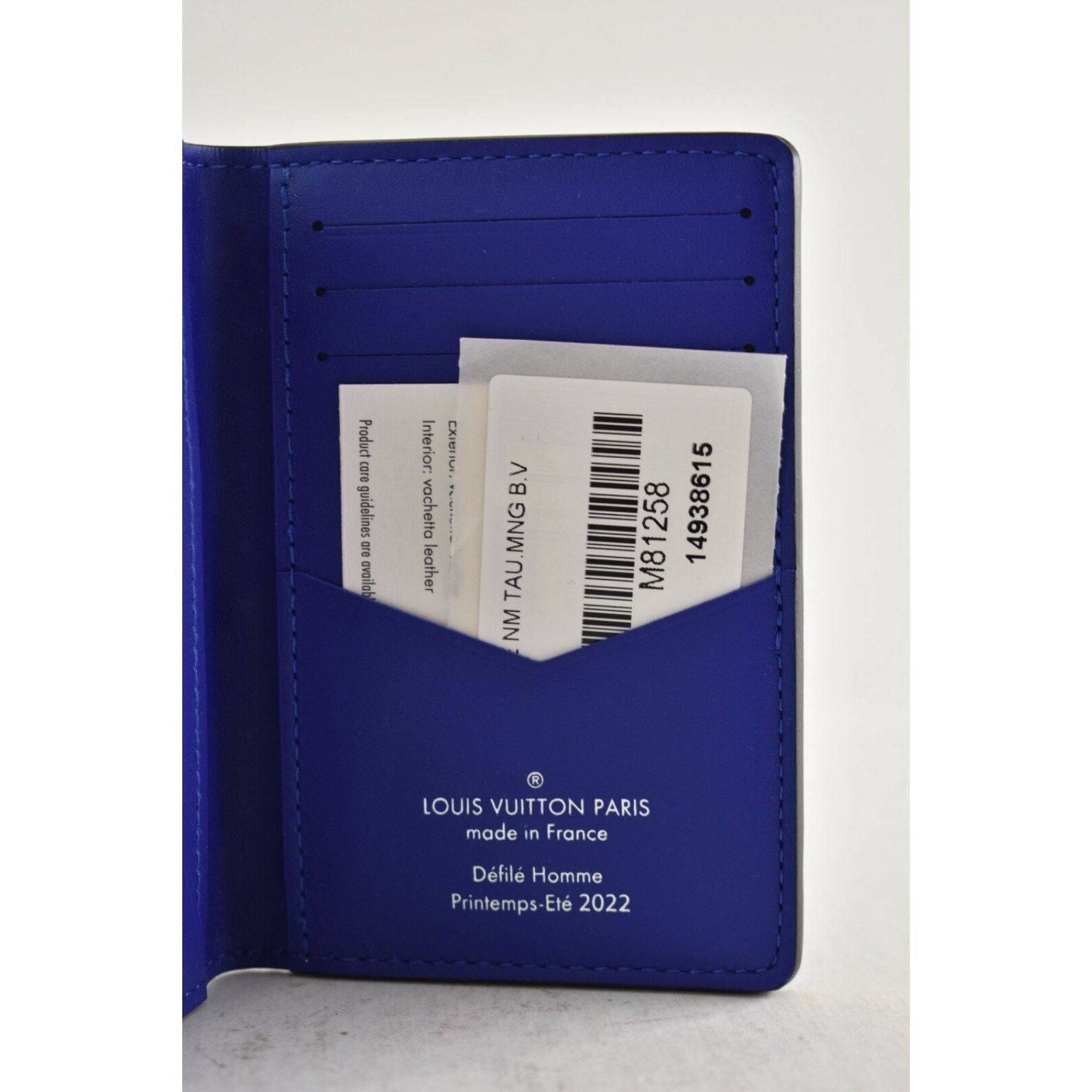 Louis Vuitton Louis Vuitton Logo Green Blue Ombre Pocket Organizer Wallet Size ONE SIZE - 6 Thumbnail