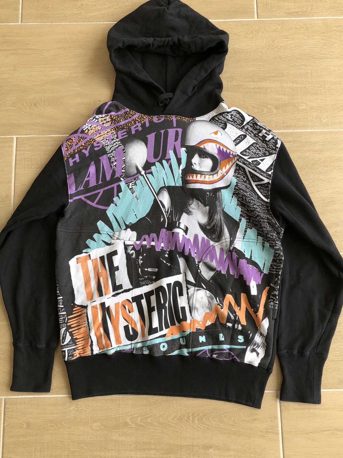 Hysteric Glamour Hysteric Glamour Aop His Girl Biker Hoodie Size US M / EU 48-50 / 2 - 3 Thumbnail
