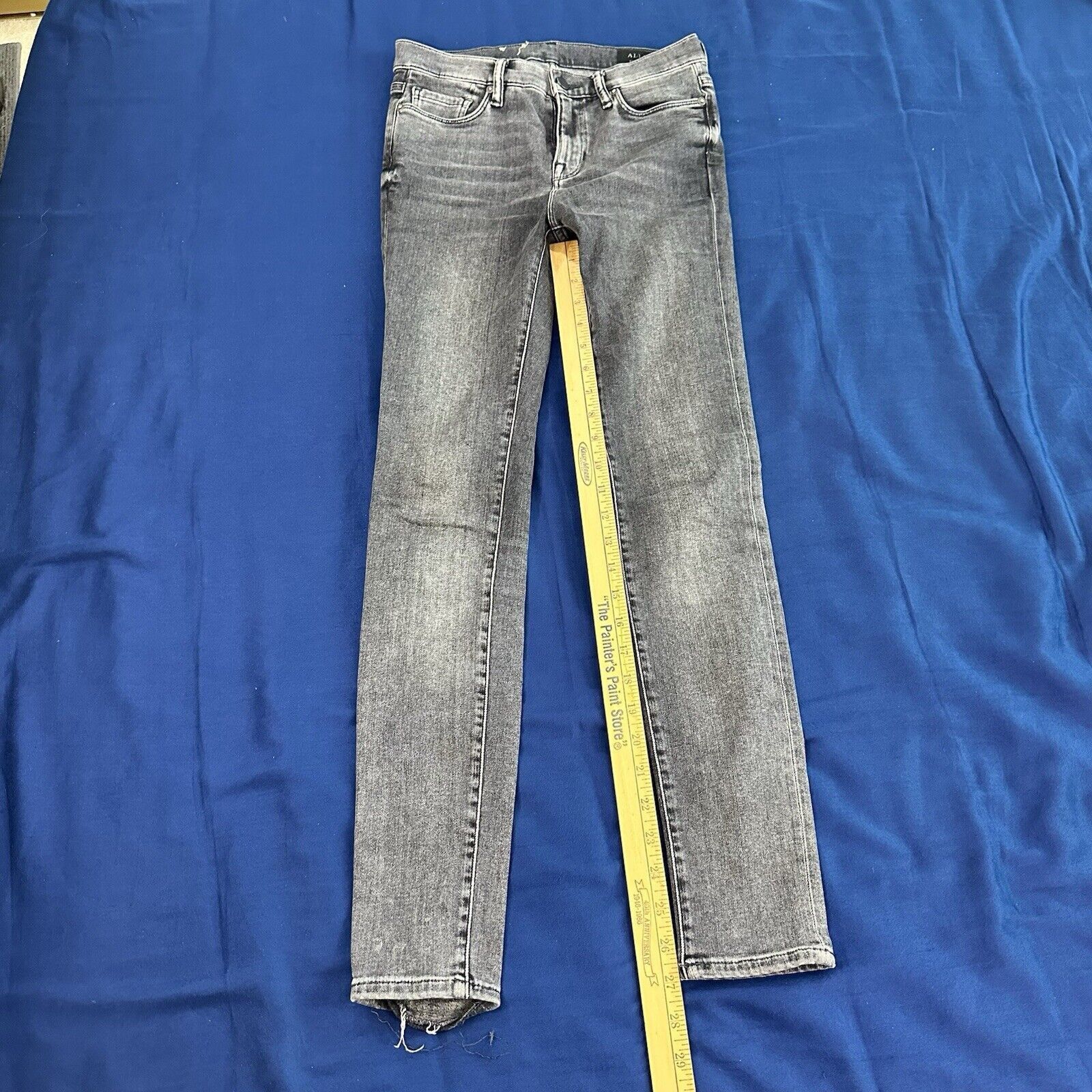 Allsaints ALLSAINTS Jeans W26 Gray EVE Mid-Rise Slim Fit Ankle Skinny Size 26" / US 2 / IT 38 - 1 Thumbnail