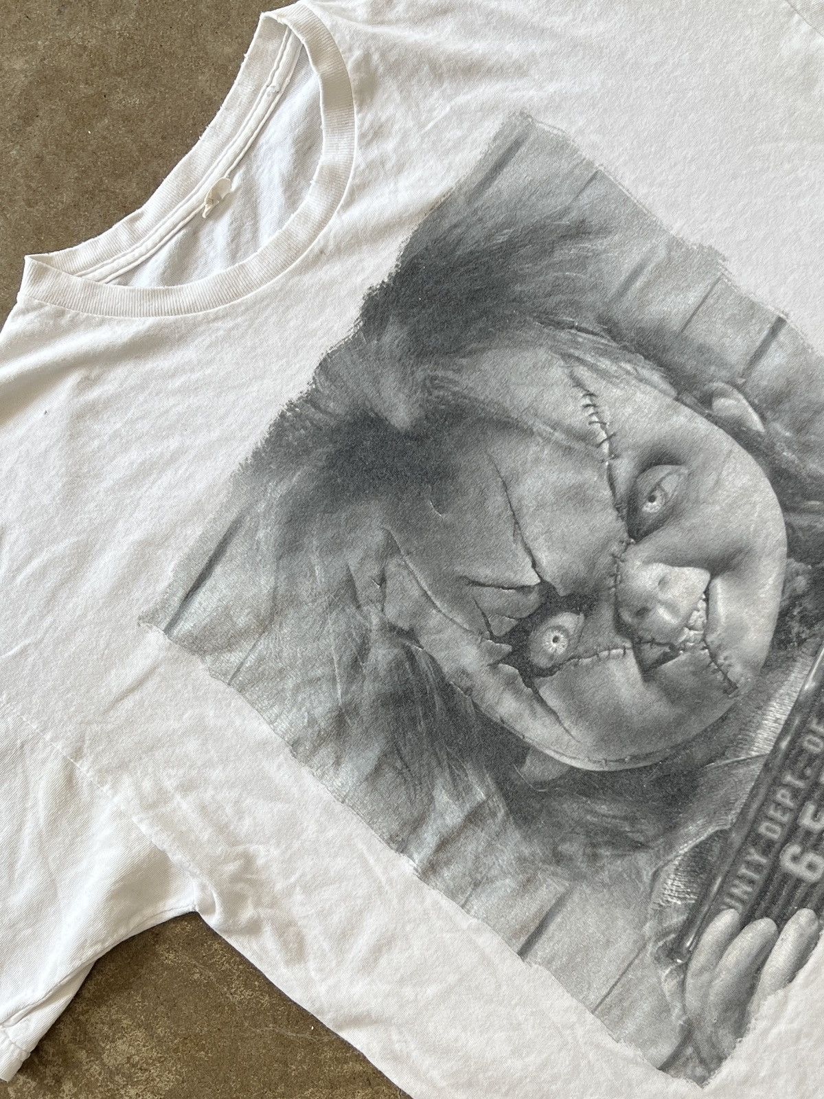 Vintage Vintage Mugshot Chucky Movie Promo Tee XXL Size US XXL / EU 58 / 5 - 1 Thumbnail