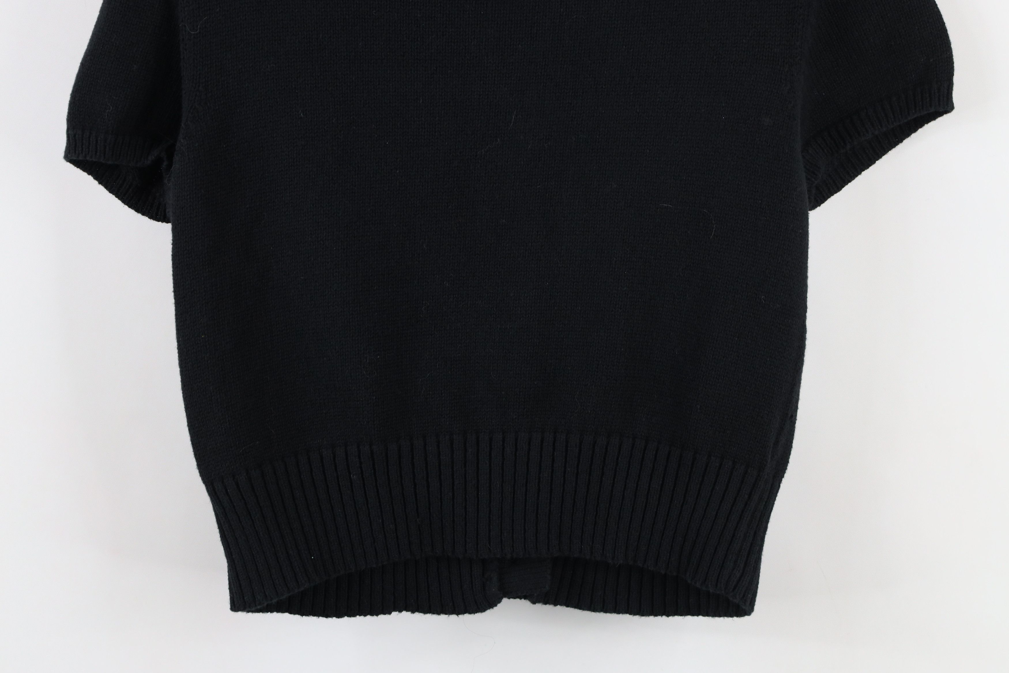 Vintage Vintage Y2K Babydoll Mudd Cable Knit Cardigan Sweater Black Size M / US 6-8 / IT 42-44 - 9 Thumbnail