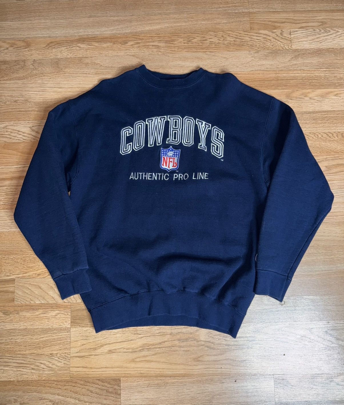 Logo Athletic Vintage Dallas Cowboys Sweatshirt Mens L Blue Crewneck Size US L / EU 52-54 / 3 - 1 Thumbnail