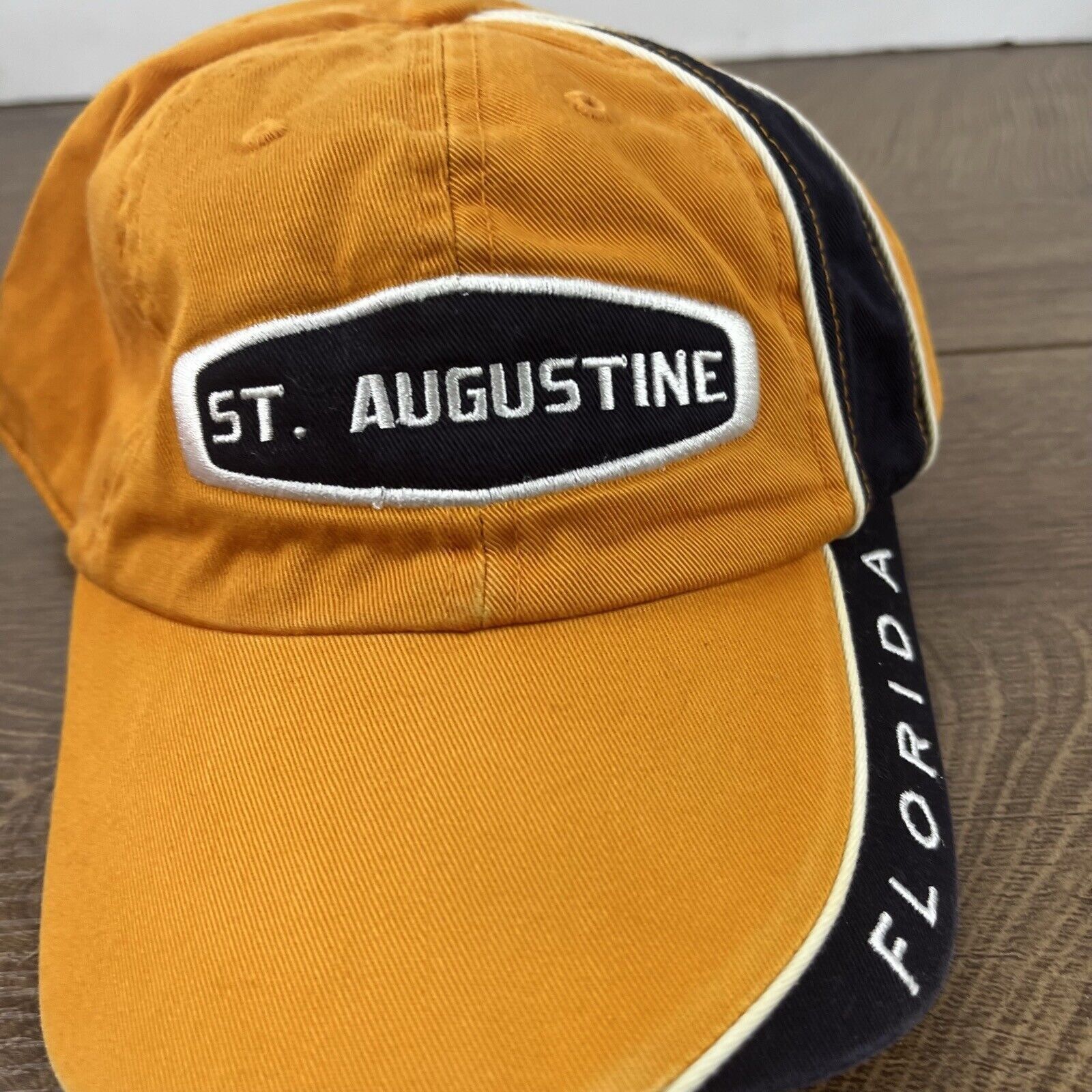 Other St. Augustine Hat Florida Adjustable Hat Orange Adjustable H Size ONE SIZE - 7 Thumbnail