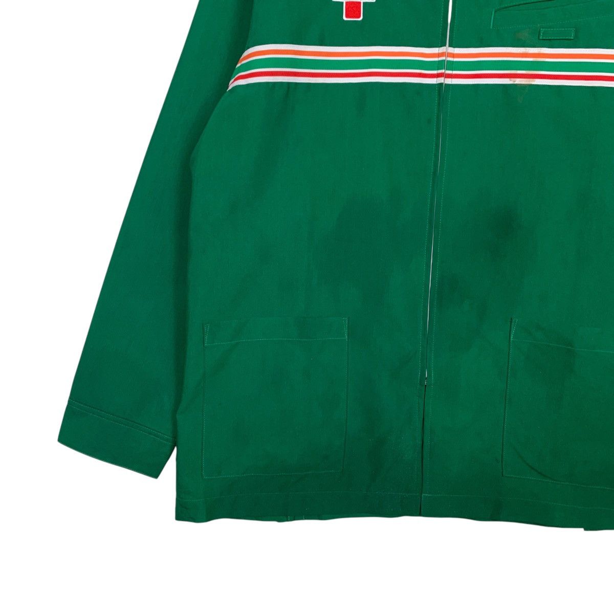 Vintage 7-ELEVEN Green Long Sleeve Work Uniform Jacket #2540-C115 Size US L / EU 52-54 / 3 - 3 Thumbnail
