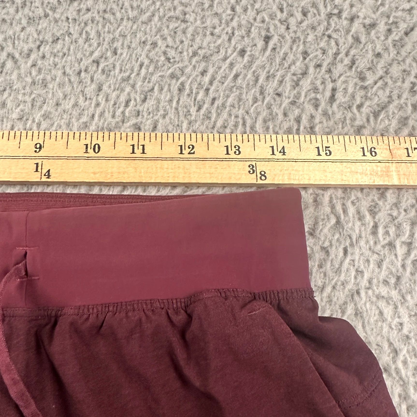 Lululemon Lululemon The Short Lined M Mens Burgundy Activewear Training Workout Running Size US 31 - 4 Thumbnail