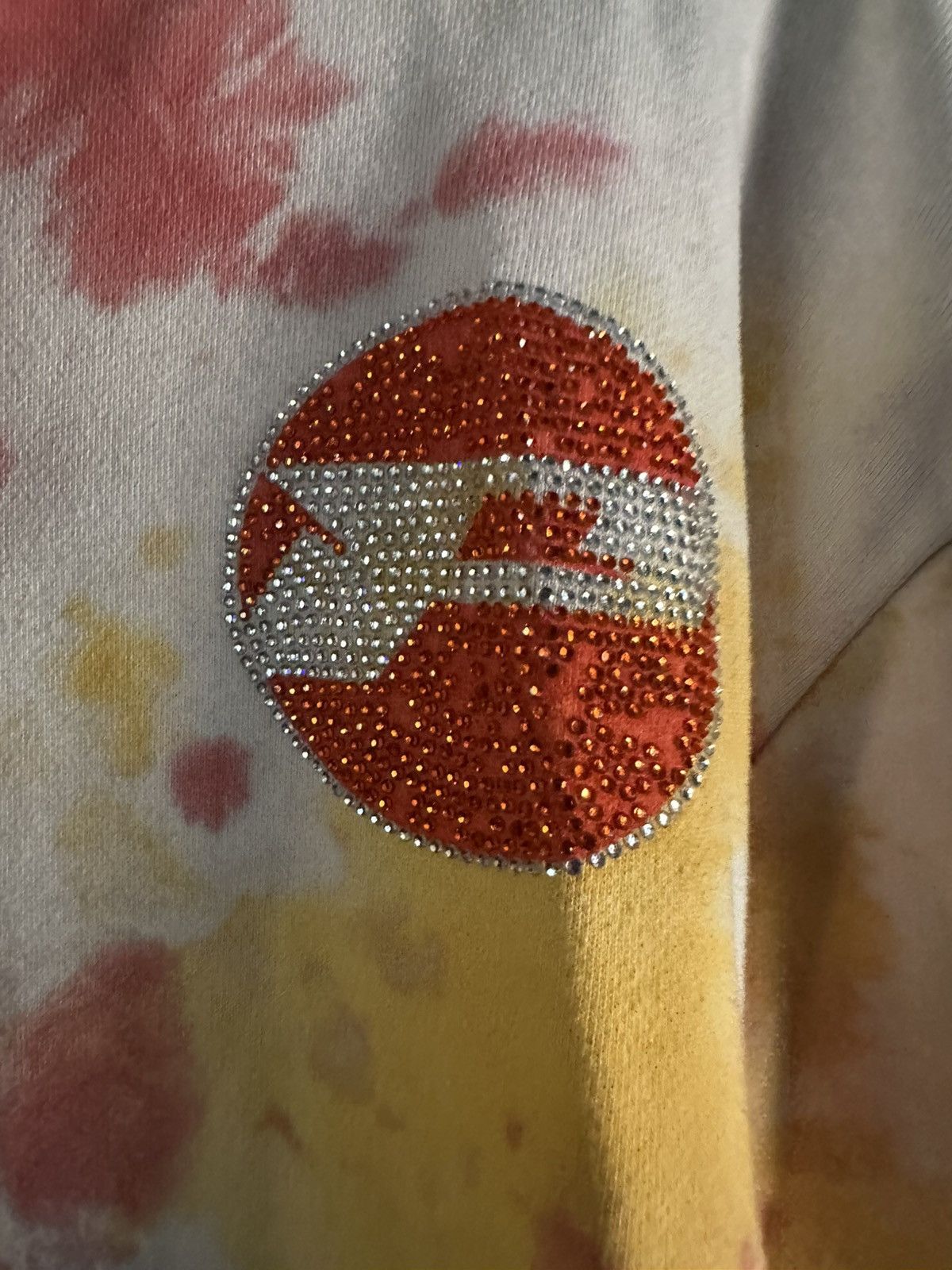 Japanese Brand × Vintage Tie Dye Crystalized Hoodie!! Size US M / EU 48-50 / 2 - 3 Thumbnail