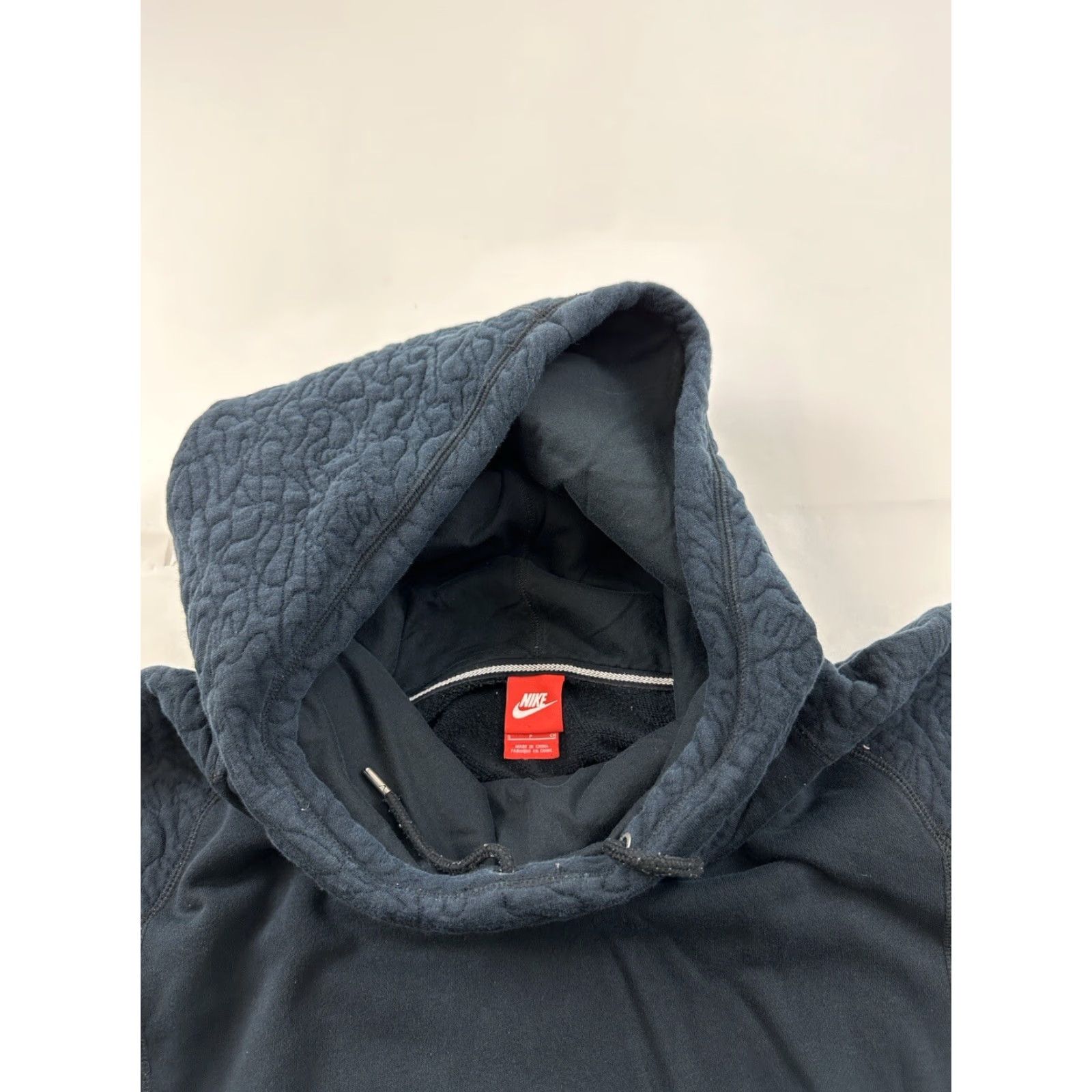 Nike Nike Hoodie Sweatshirt Womens Small Black Cowl Neck Pullover Pockets Size S / US 4 / IT 40 - 2 Thumbnail