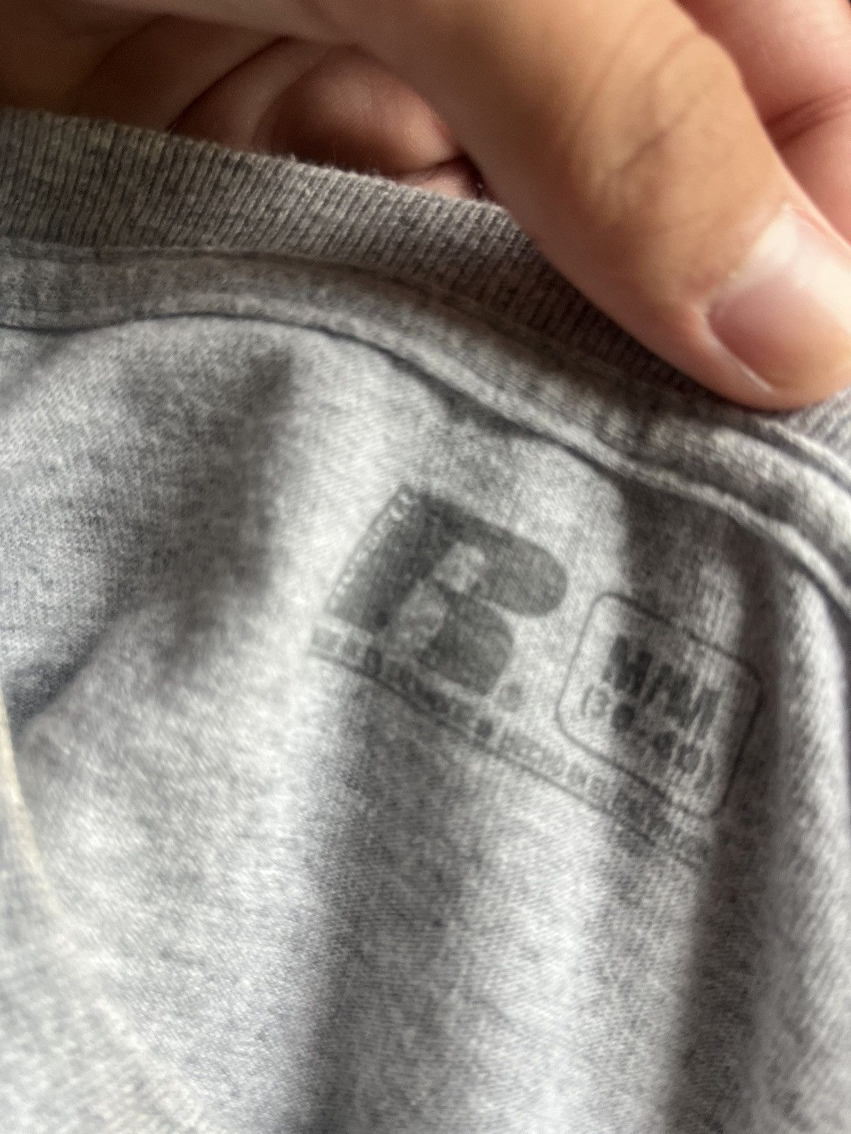 Russell Athletic Grey Western IL Long Tee Size US M / EU 48-50 / 2 - 3 Thumbnail