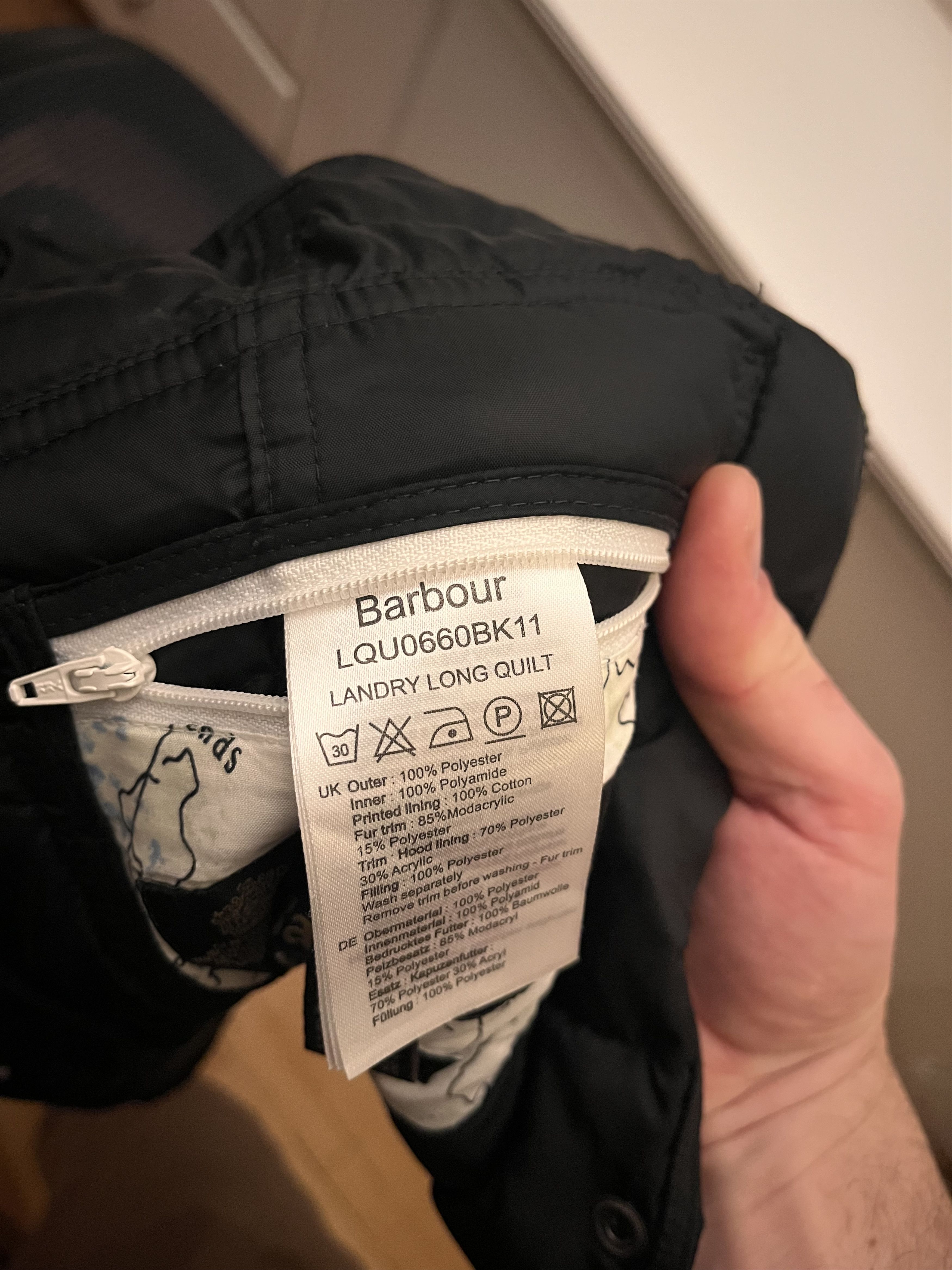 Barbour Barbour Landry Long Quilt with fur hood Size S / US 4 / IT 40 - 6 Thumbnail