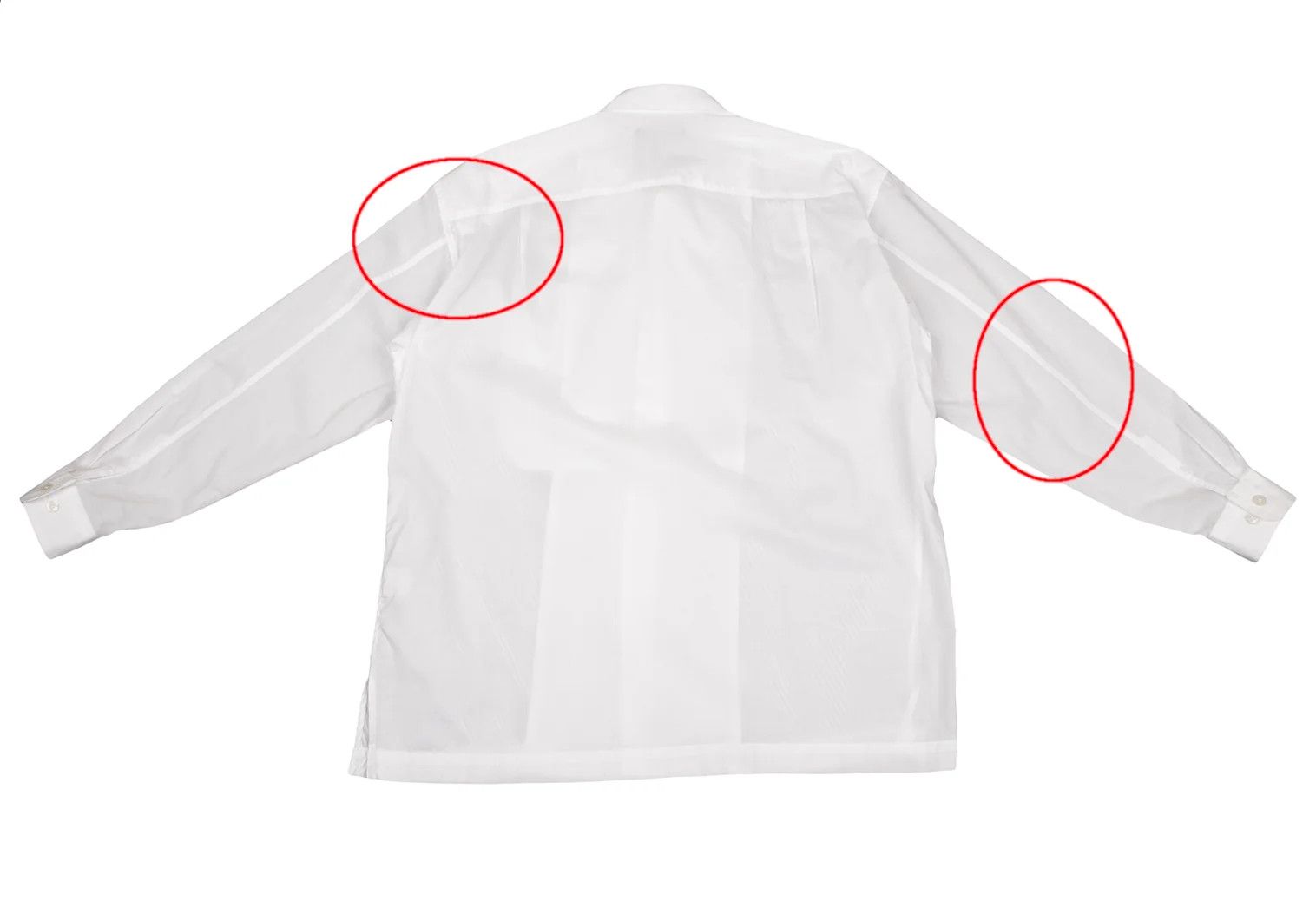 Issey Miyake Front Bias Pleats Design Long Sleeve Shirt in White Size US S / EU 44-46 / 1 - 14 Thumbnail