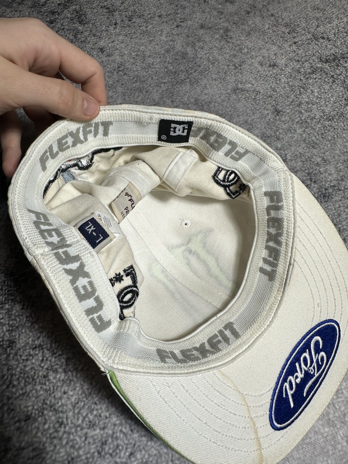 DC × Ford DC Ford Block 43 Monster Big Logo Cap Hat Style USA Rare VTg Size ONE SIZE - 5 Thumbnail