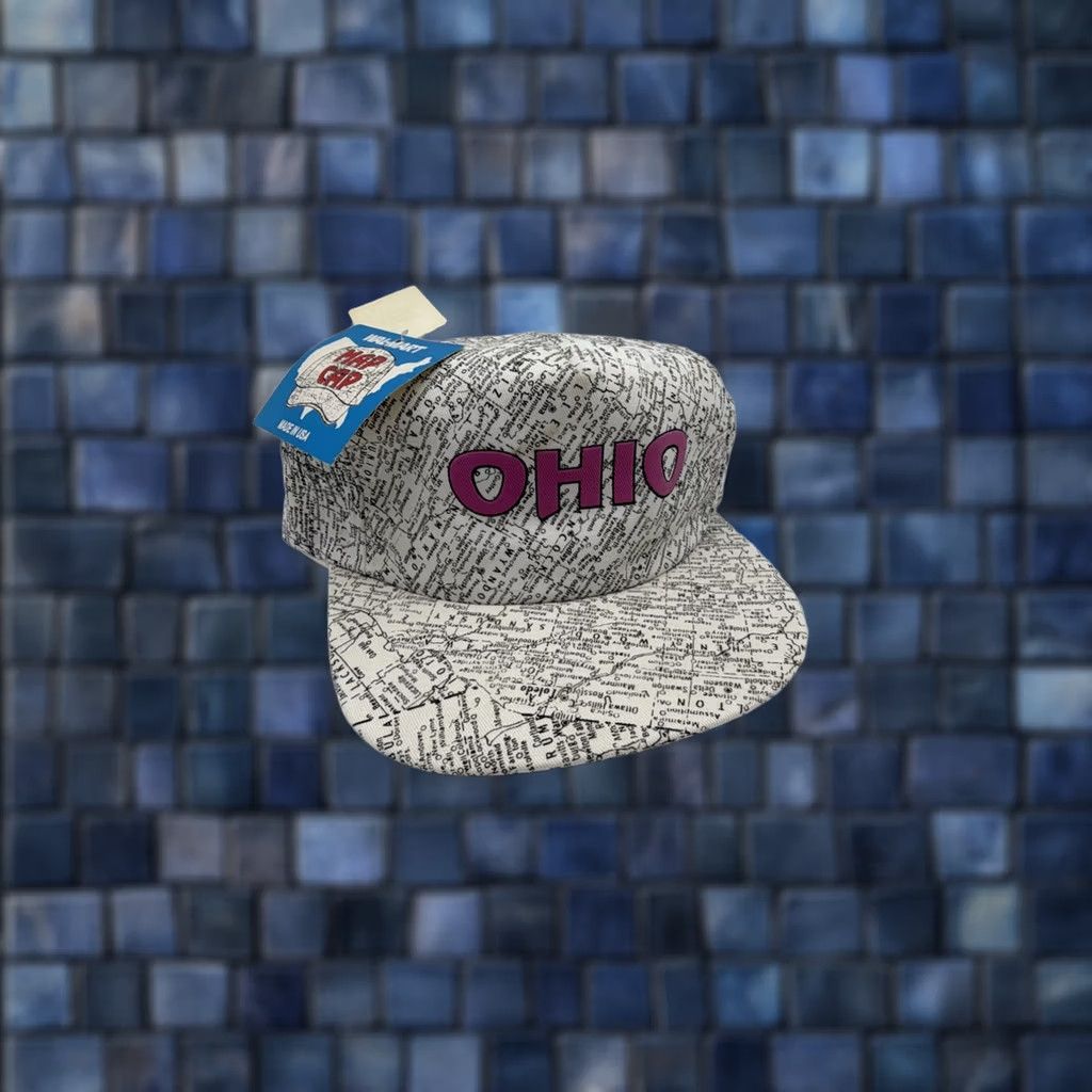 Pro Player VTG Pro Player USA Ohio Map Route State AOP Trucker Snapback Hat NWT Multicolor Adjustable One Size Men Qty Hat Size US 35 - 1 Thumbnail
