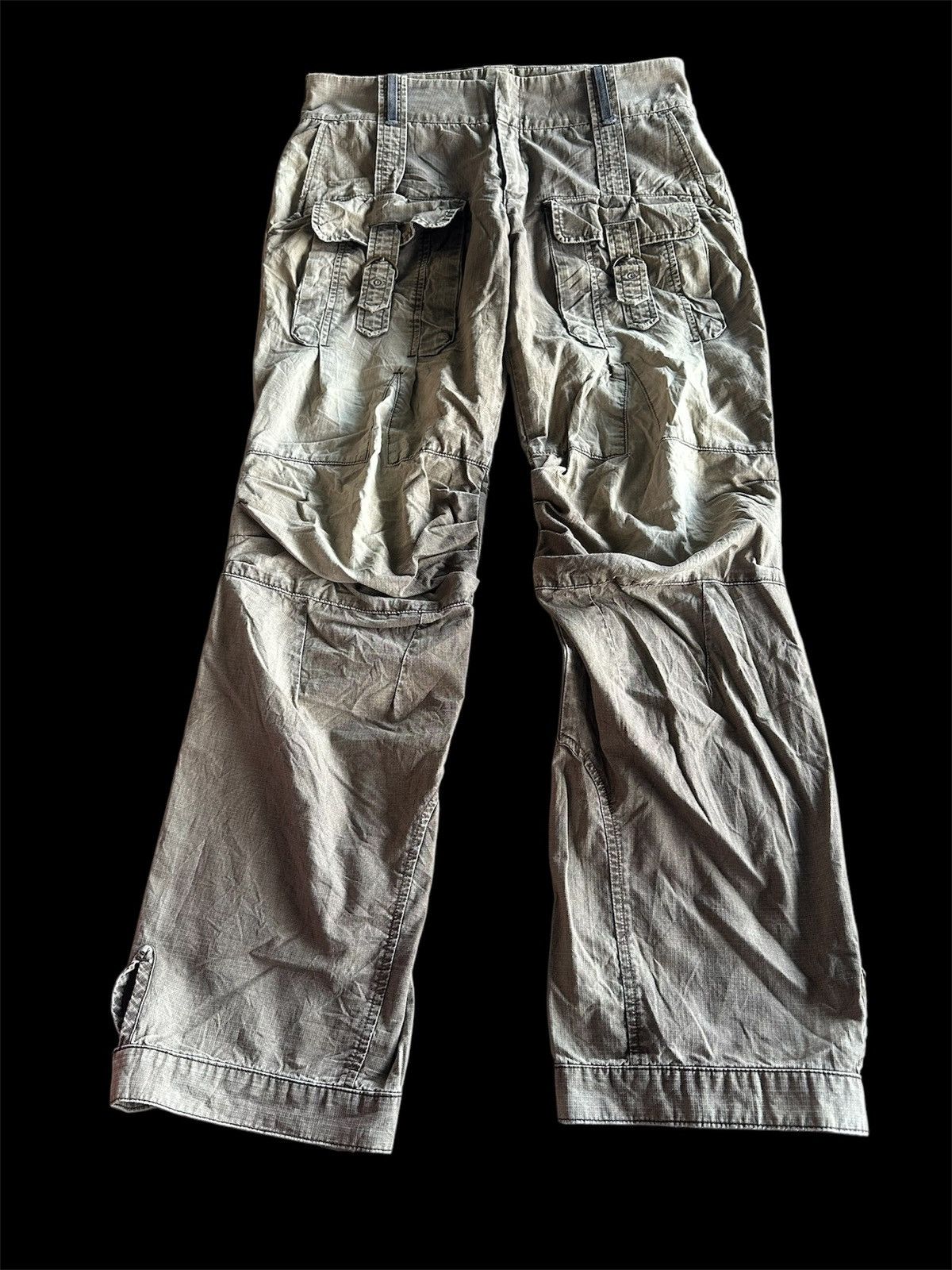 If Six Was Nine Marithe Francois Girbaud Multipocket Sunfaded Pants Size US 34 / EU 50 - 1 Thumbnail