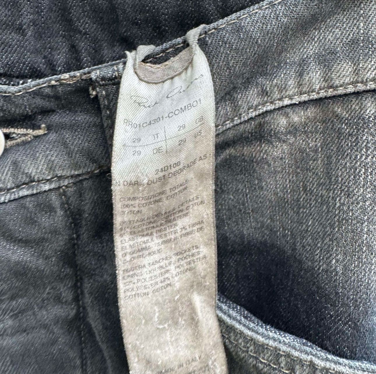 Rick Owens Rick Owens Silvered EDFU Jeans Size US 29 - 4 Thumbnail