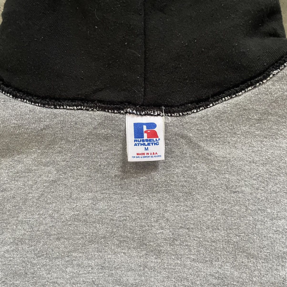 Russell Athletic × Vintage 80s Russel Black Faded double face hoodie Size US M / EU 48-50 / 2 - 6 Thumbnail