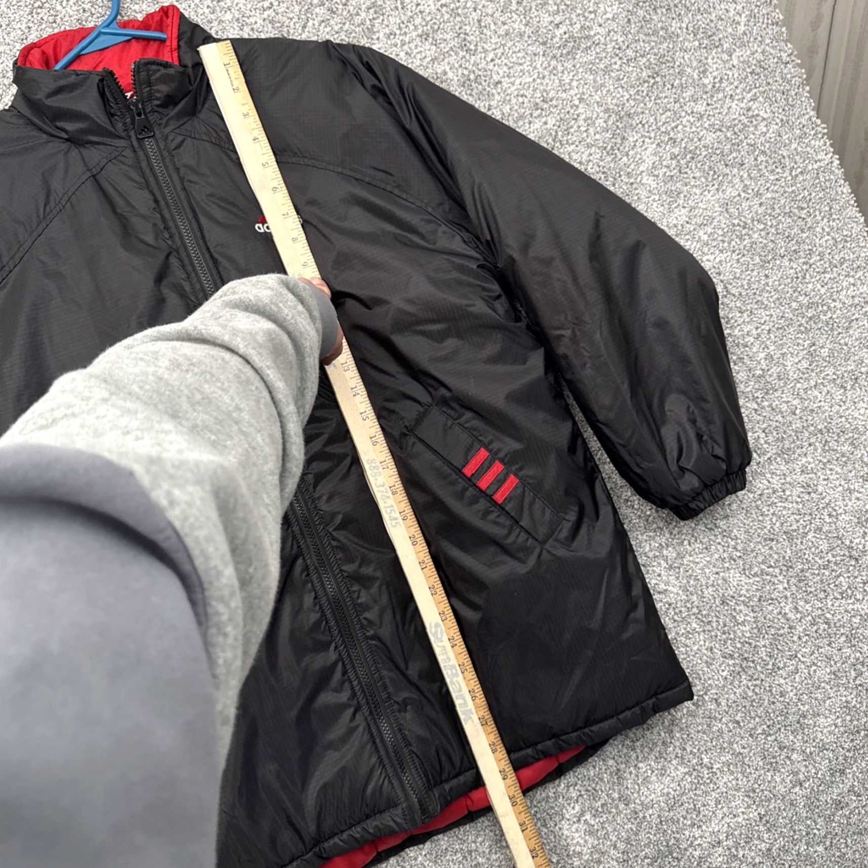 Adidas VINTAGE Adidas Y2K Puffer Jacket Mens XL Red 90s Retro Sportswear Streetwear Athleisure Coat Puffer Mens Size US XL / EU 56 / 4 - 2 Thumbnail