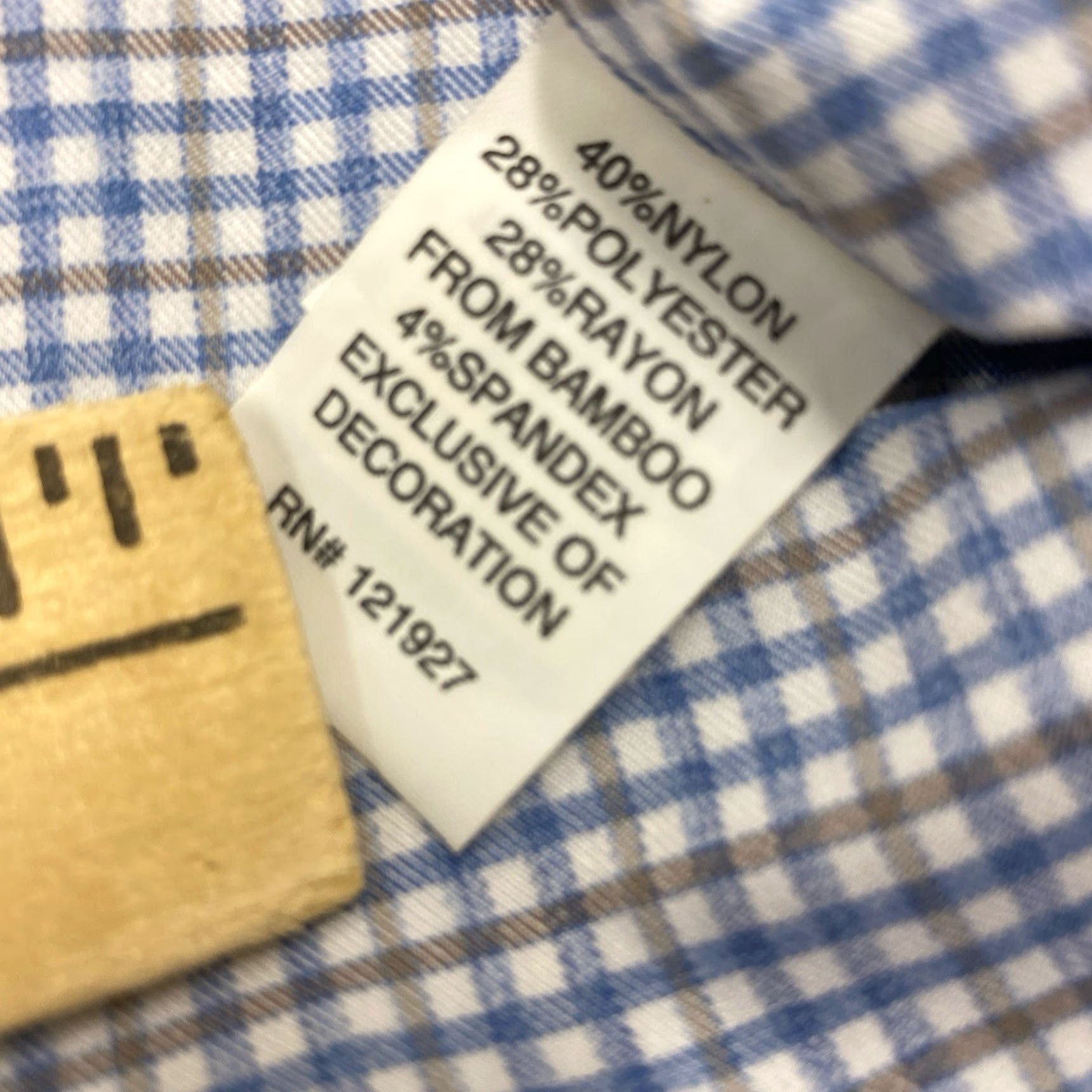 johnnie-O johnnie-O Performance Everest Button Up Shirt Blue Grey Plaid Size Large Mens Shirt Size US L / EU 52-54 / 3 - 5 Thumbnail