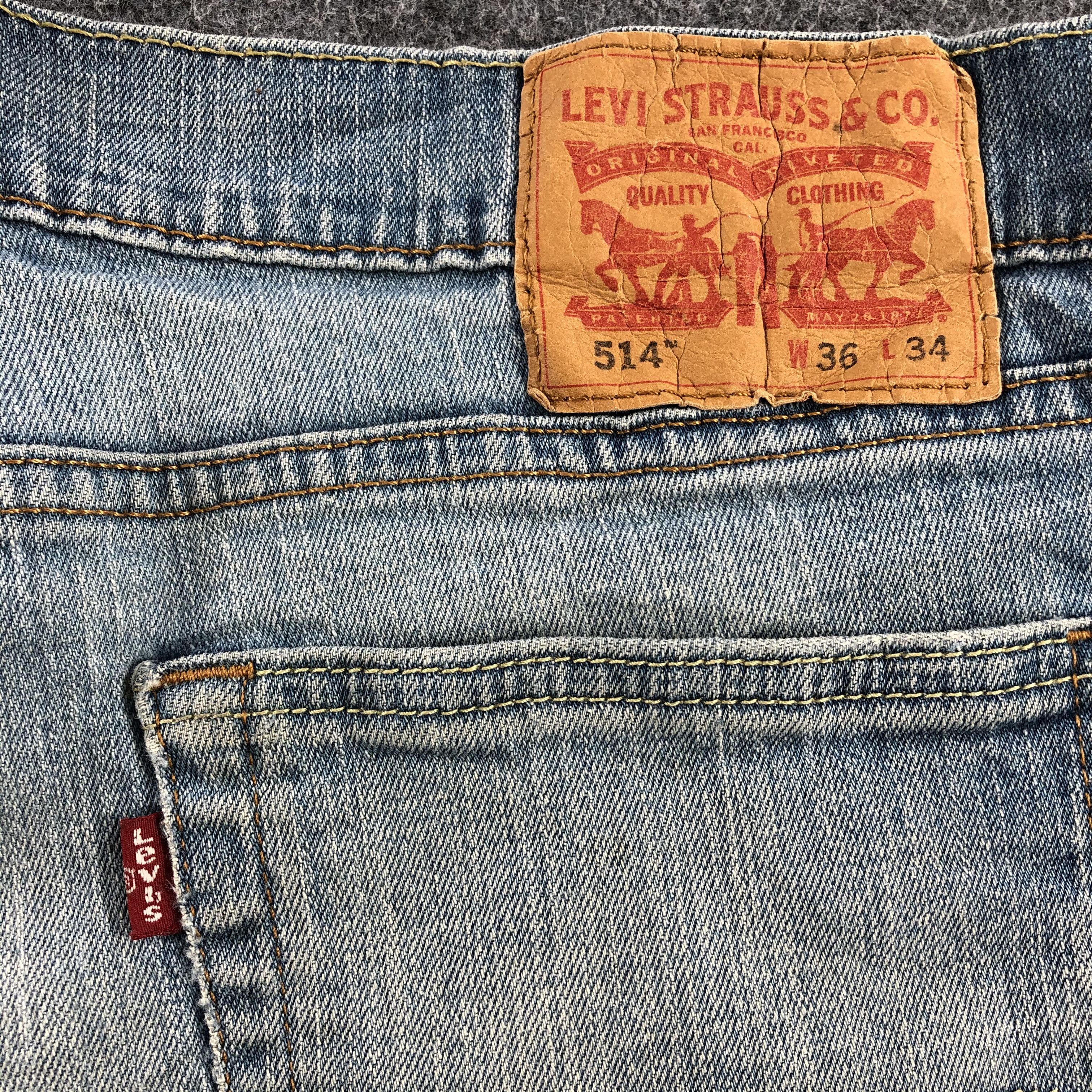 Levi's Rusty Vintage Levis 514 Jeans Stone Wash Denim-J1091 Size US 36 / EU 52 - 5 Thumbnail