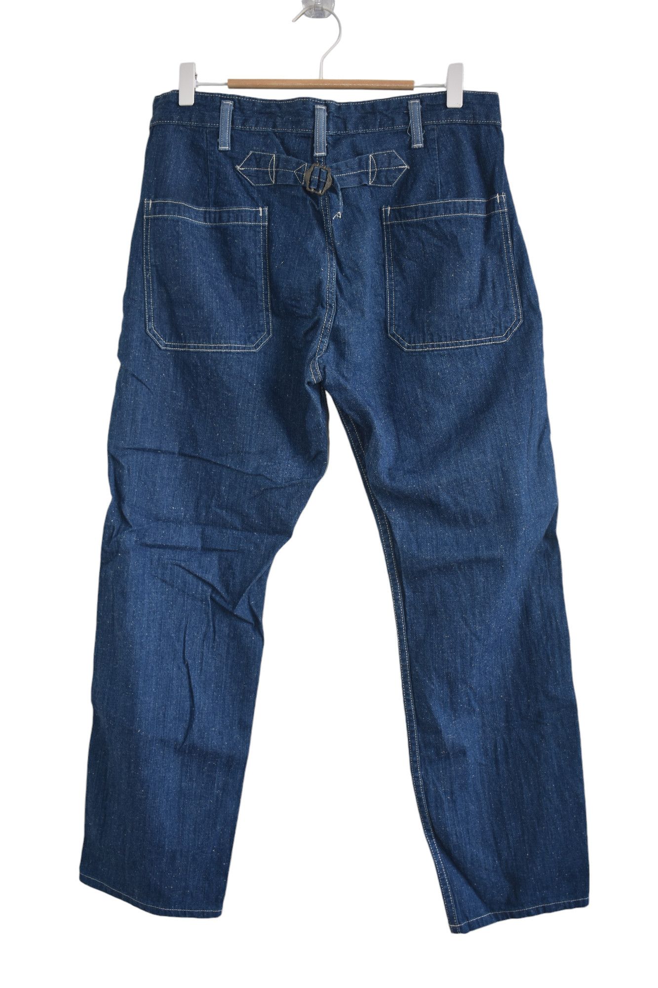 GU × Japanese Brand × Jean Kapital Inspired 🔥 G.U Jeans Baker Pocket W31 Size US 31 - 4 Thumbnail