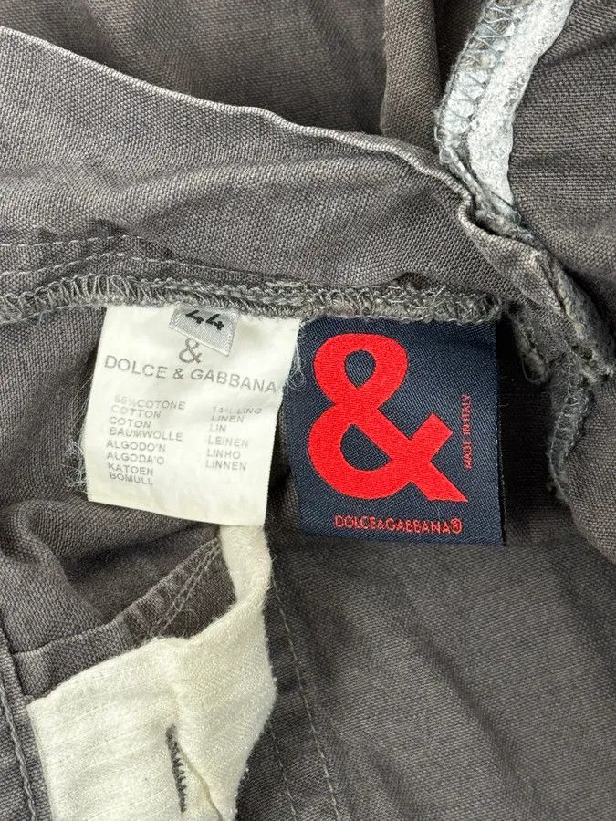 Dolce & Gabbana 2000s Dolce & Gabbana Brown Cargo Pants Size US 30 / EU 46 - 12 Thumbnail