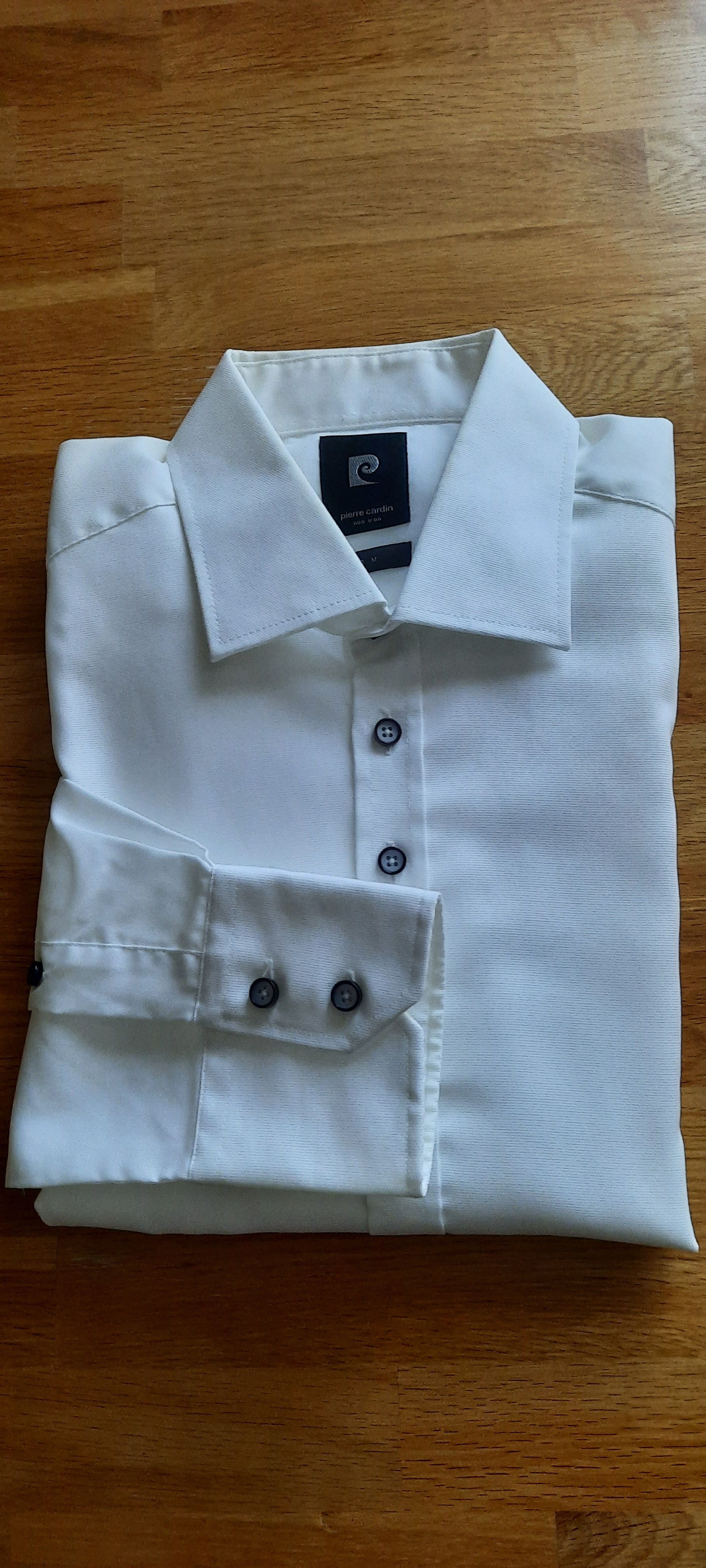 Pierre Cardin PIERRE CARDIN Men's Shirt Long Sleeve White 40 M Size US M / EU 48-50 / 2 - 8 Thumbnail
