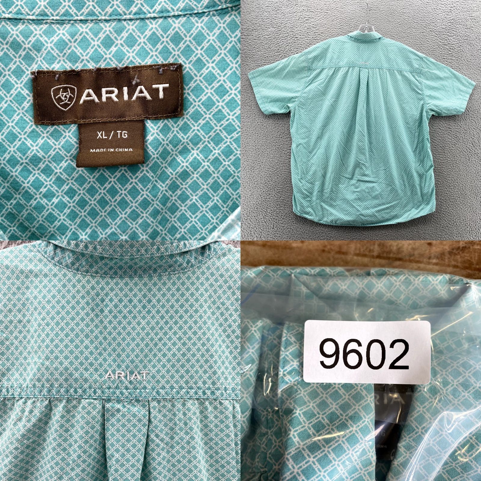 Ariat Ariat Shirt Men's XL Blue Pearl Snap Western Core Cowboy Y2k Rodeo Workwear Shirt Size US XL / EU 56 / 4 - 8 Thumbnail
