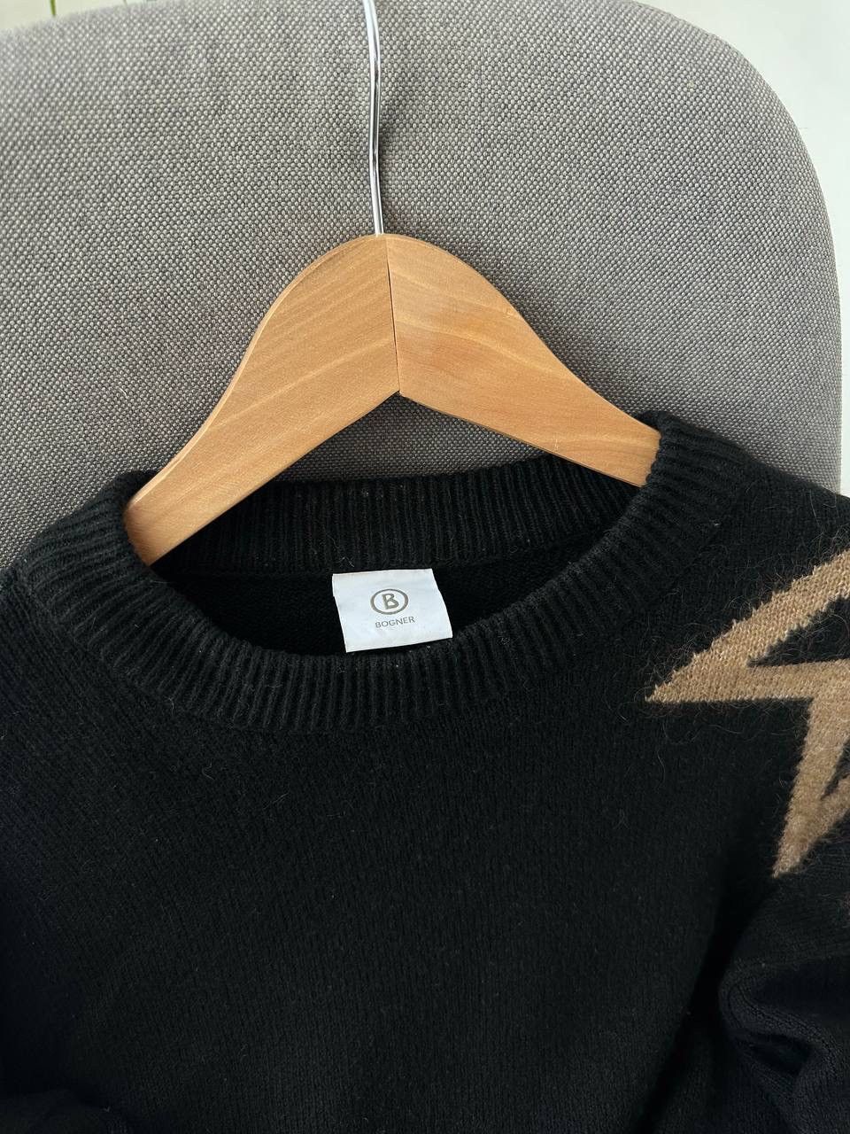 Bogner × Vintage Vintage Bogner Black Wool Ws Ski Sweater Size US M / EU 48-50 / 2 - 15 Thumbnail