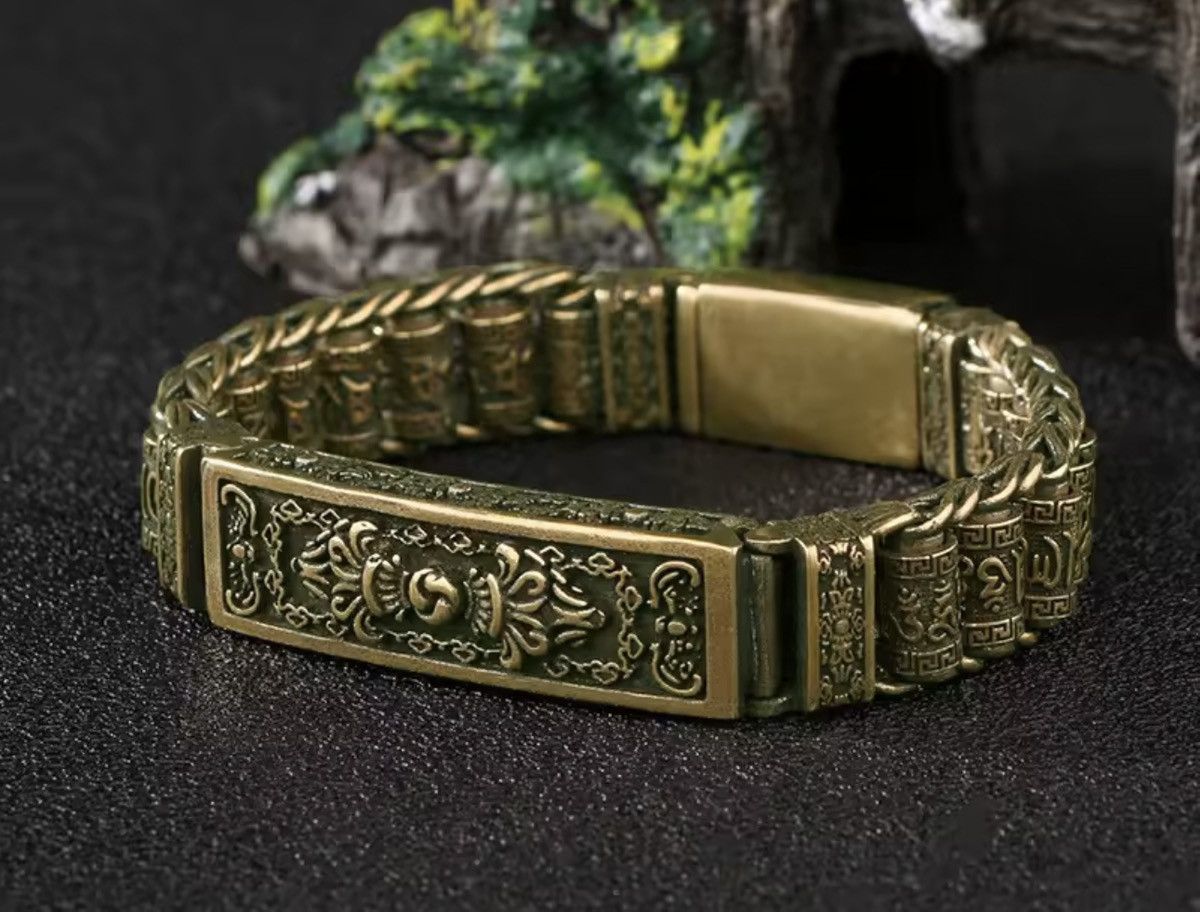 Handmade Multiplier Vajra Six Words Chains Bracelets Size ONE SIZE - 3 Thumbnail