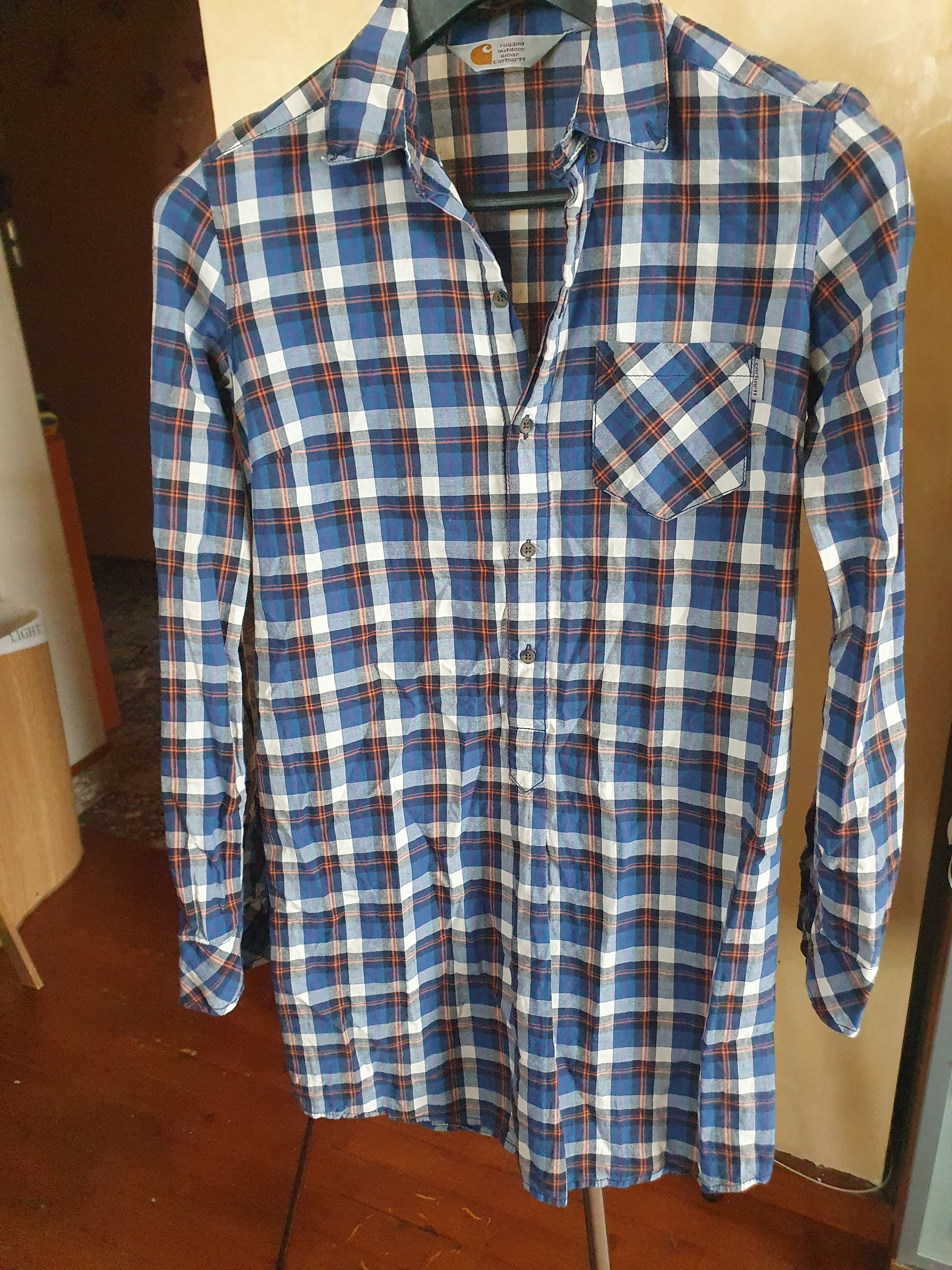 Carhartt Carhartt Womens Dress Plaid Long Pocket Shirt sz S Size S / US 4 / IT 40 - 7 Thumbnail