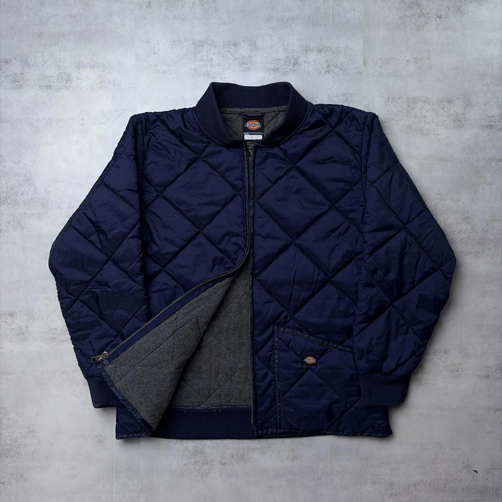Dickies Y2K Navy Dickies Workwear Quilted Puffer Bomber Jacket Size M / US 6-8 / IT 42-44 - 1 Thumbnail