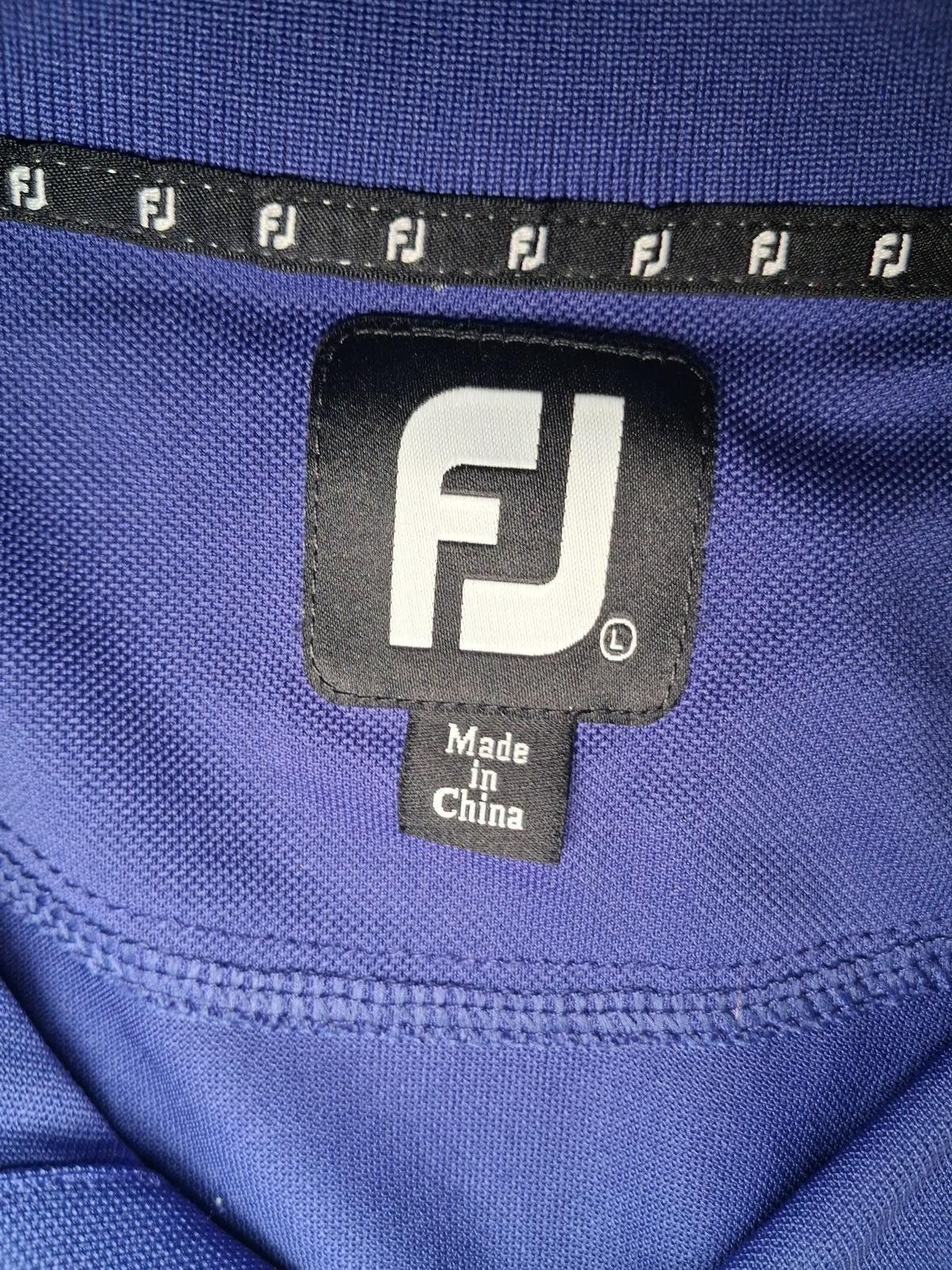 Footjoy FootJoy Golf Polo Mens Large Purple Size US L / EU 52-54 / 3 - 2 Thumbnail