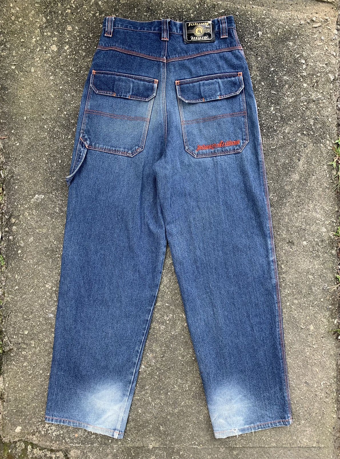 Vintage Vintage Johnny Blaze Baggy Denim Jeans Size US 29 - 6 Thumbnail