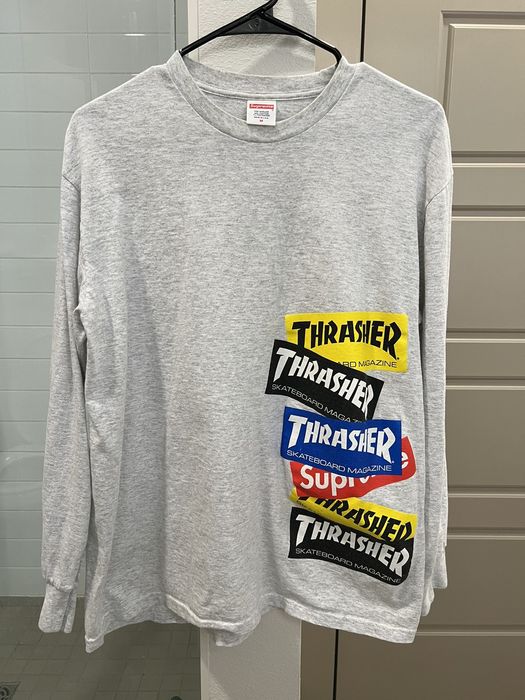 全品無料 Supreme Thrasher Multi Logo L/S Tee XL