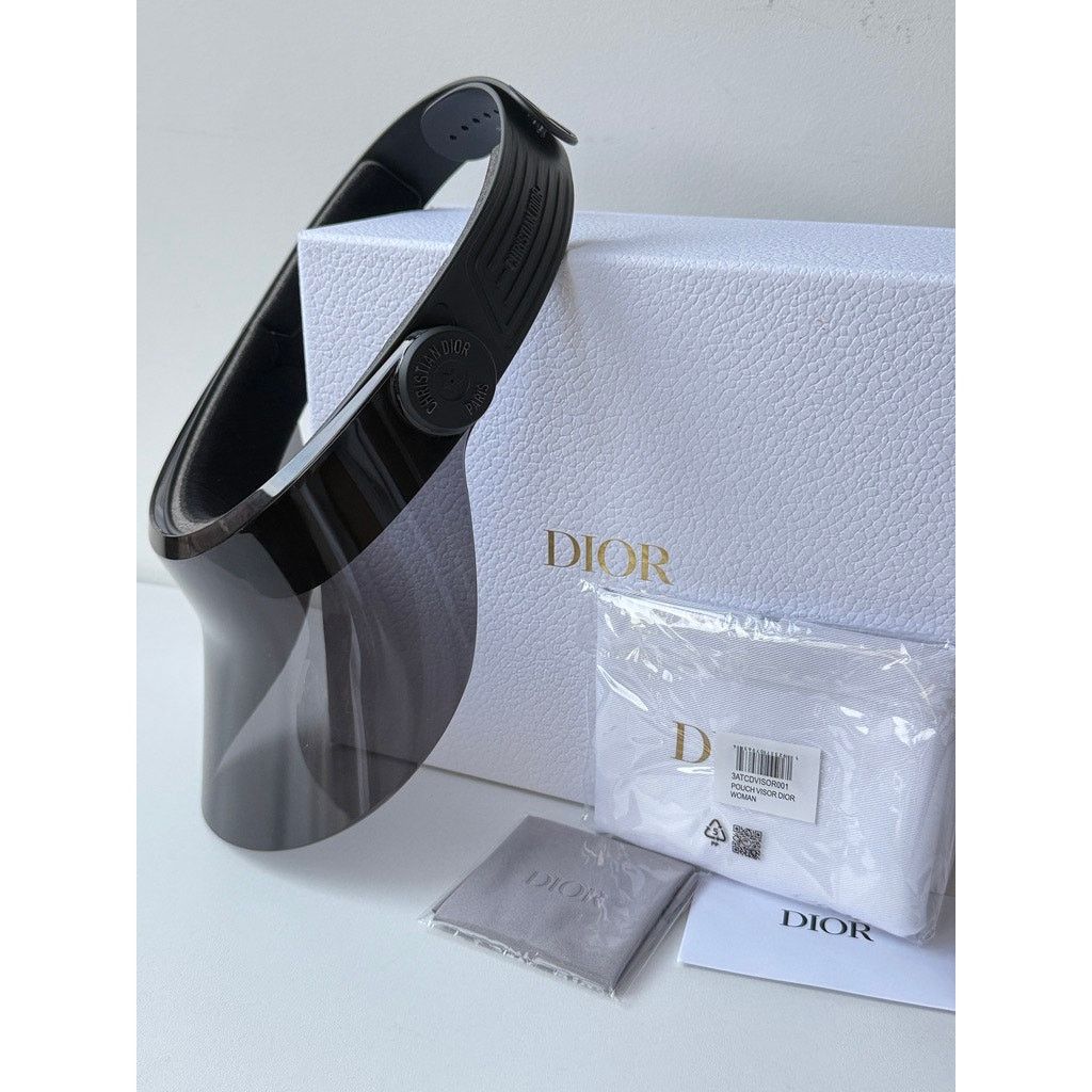 Dior NEW Dior Pacific V1U Visor Hat in Black $780 Size ONE SIZE - 1 Thumbnail
