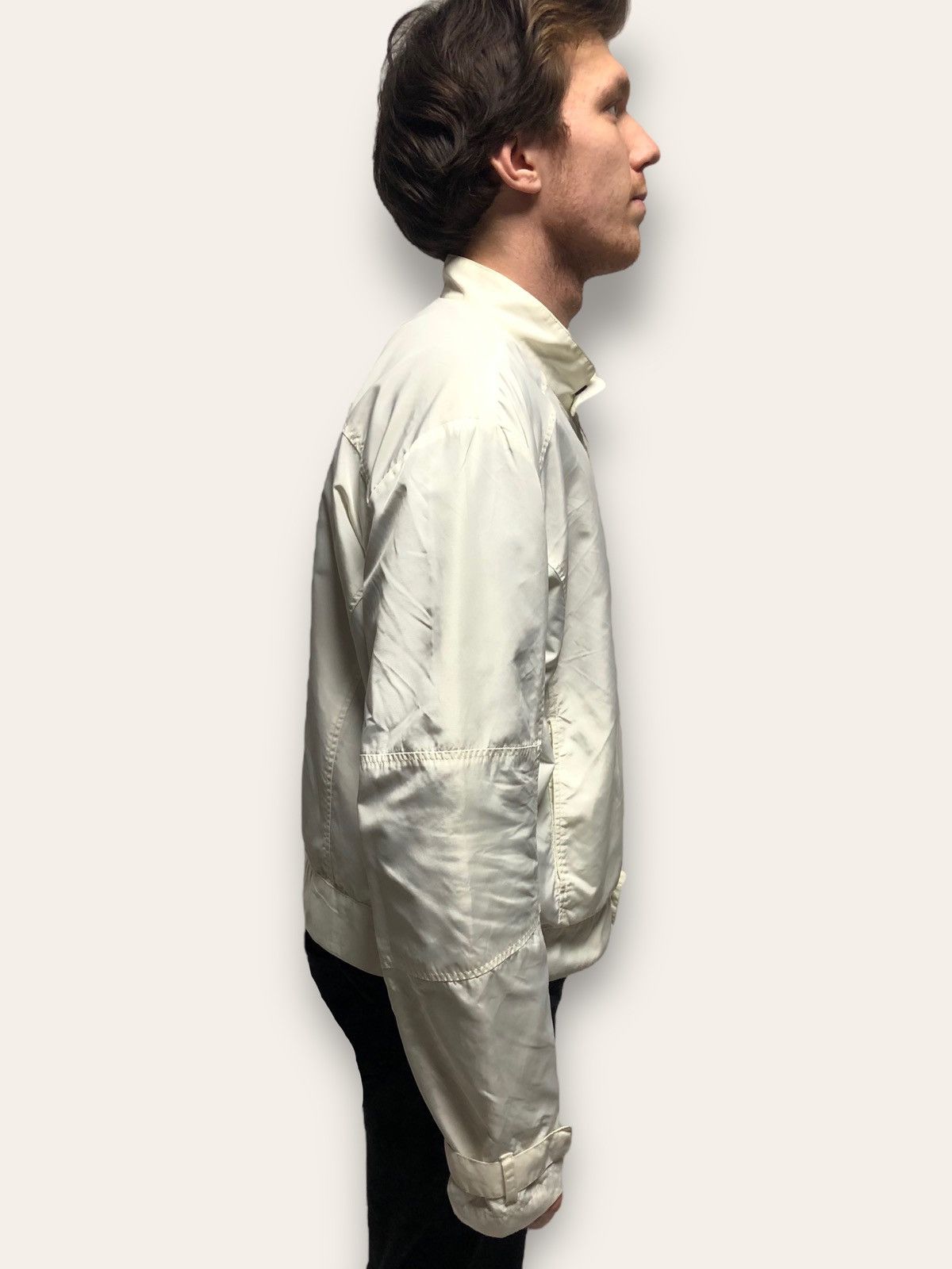 G-Star Vintage G STAR Lightweight White Windbreaker Jacket Y2K Size US L / EU 52-54 / 3 - 2 Thumbnail