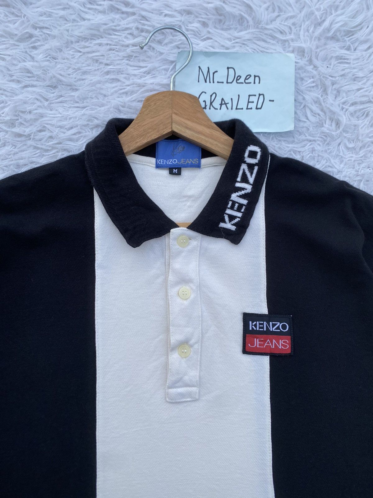 Kenzo Rare Vintage KENZO Spellout Polo Shirt Size US M / EU 48-50 / 2 - 7 Thumbnail