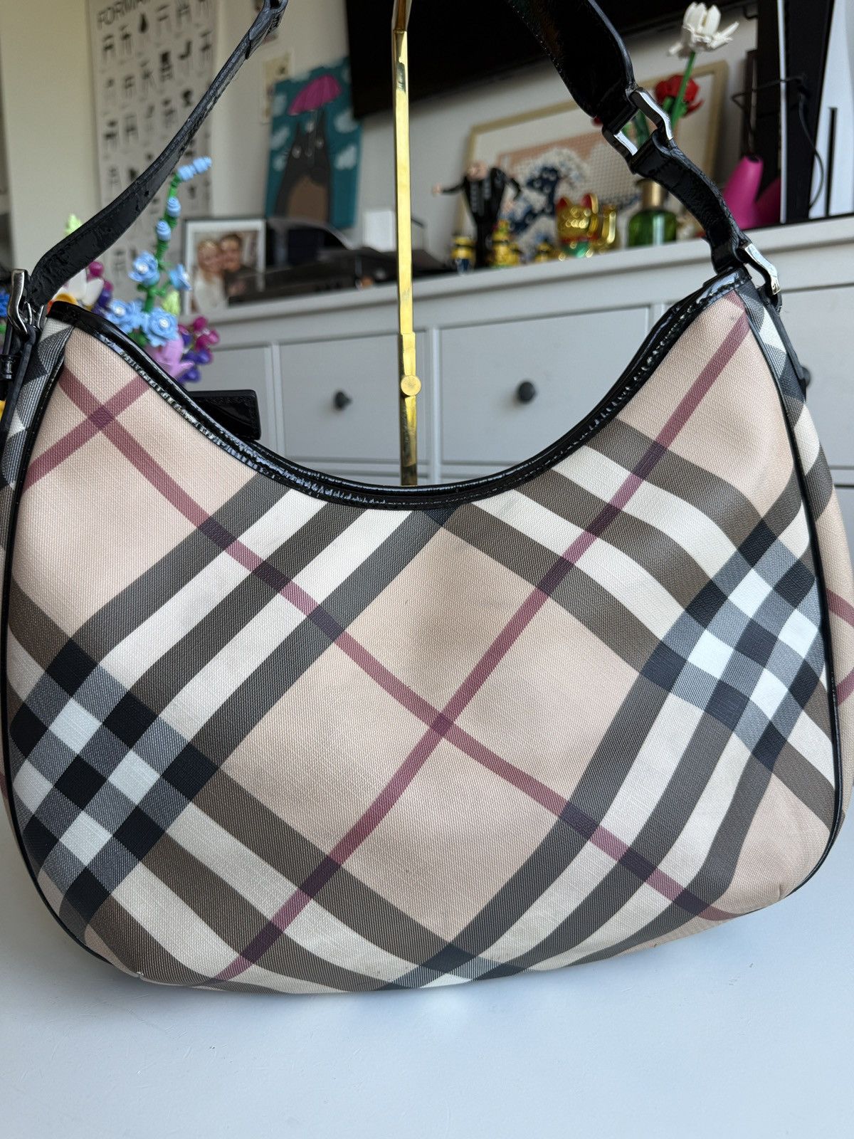Burberry × Designer Vintage y2k Burberry London nova check hobo shoulder bag rare Size ONE SIZE - 12 Thumbnail