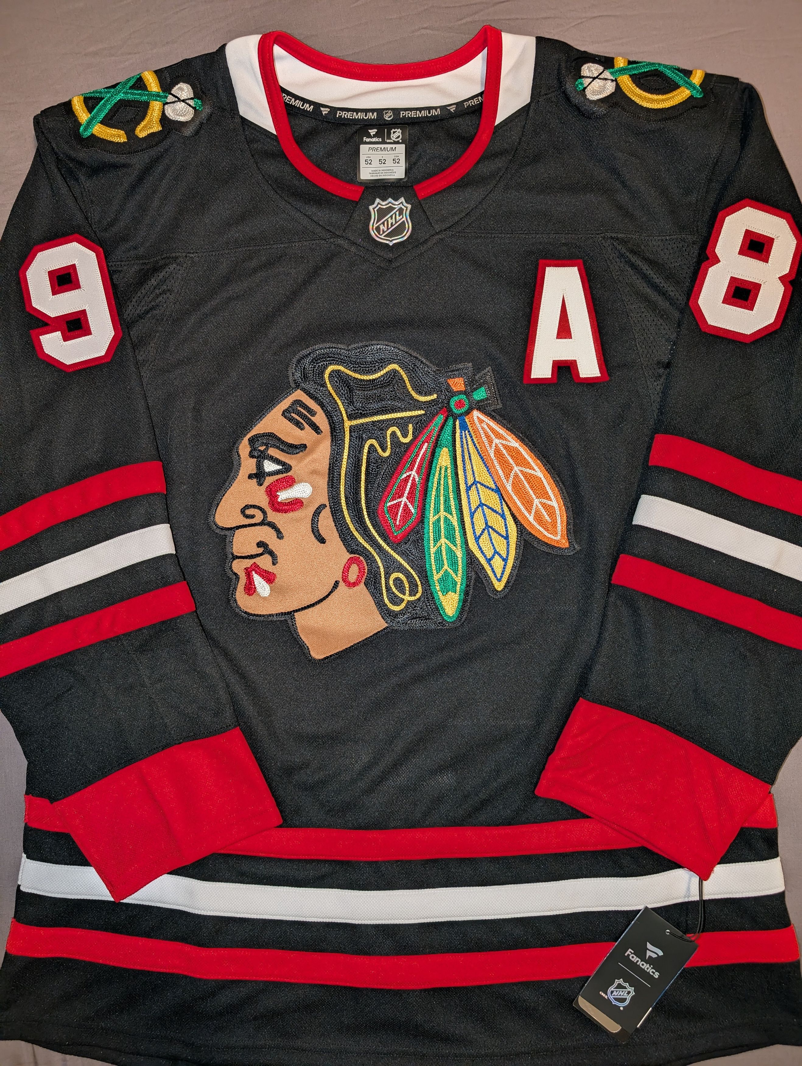 NHL Connor Bedard Chicago Blackhawks jersey Fanatics sz52 Size US L / EU 52-54 / 3 - 1 Thumbnail