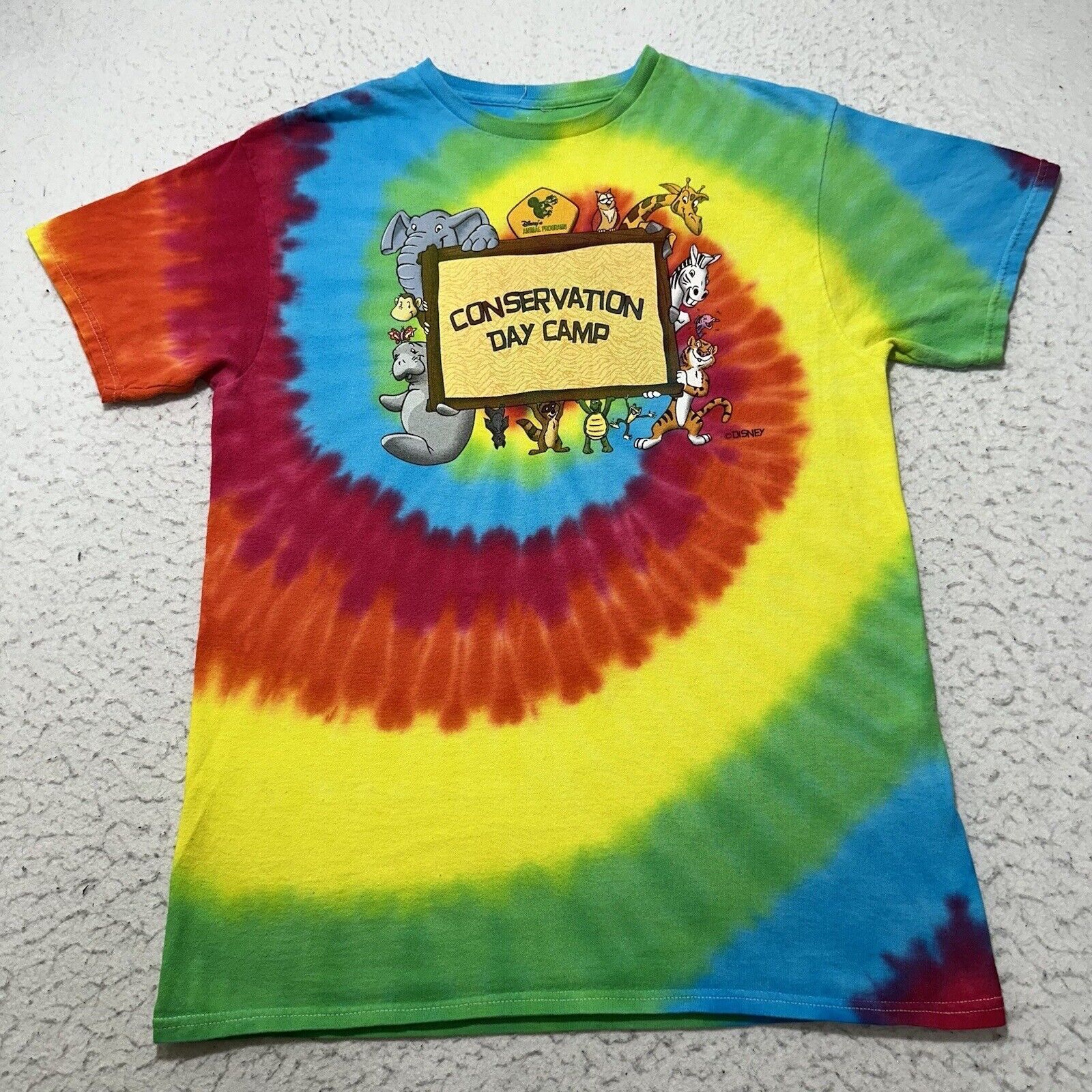 Disney Disney Medium Conservation Day Camp Tie Dye Graphic T Shirt Size US M / EU 48-50 / 2 - 1 Thumbnail