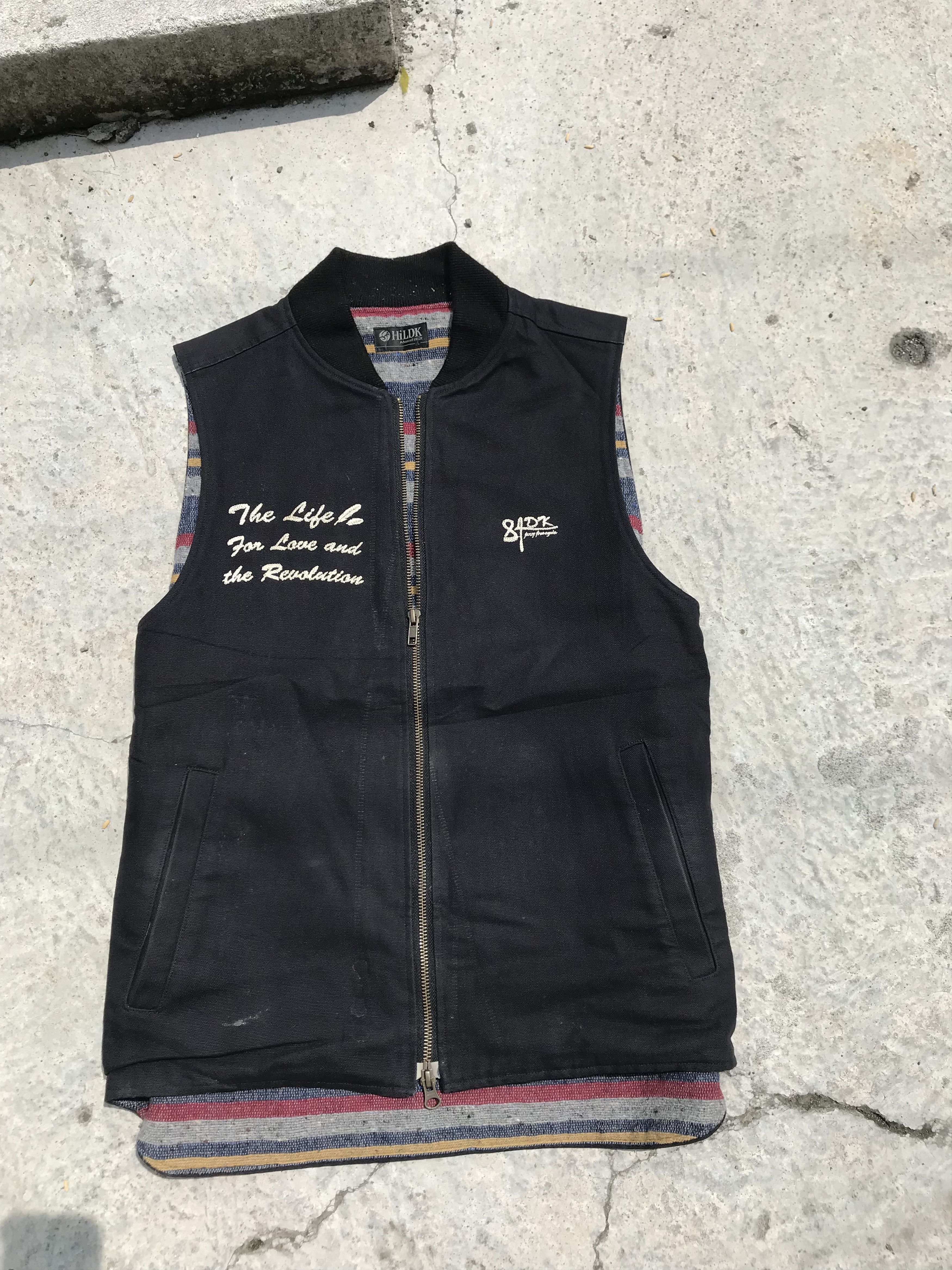Japanese Brand Japanese Rugged Vest Hildk 81Dk FFA TYPEFONT Biker America Size US L / EU 52-54 / 3 - 4 Thumbnail