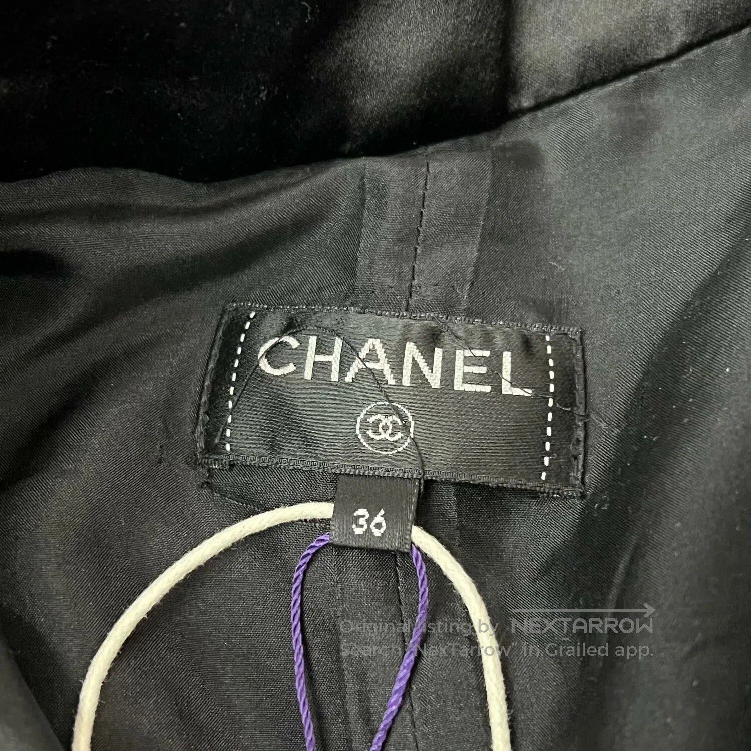 Chanel CHANEL Tweed Wide. Size 35" - 6 Thumbnail