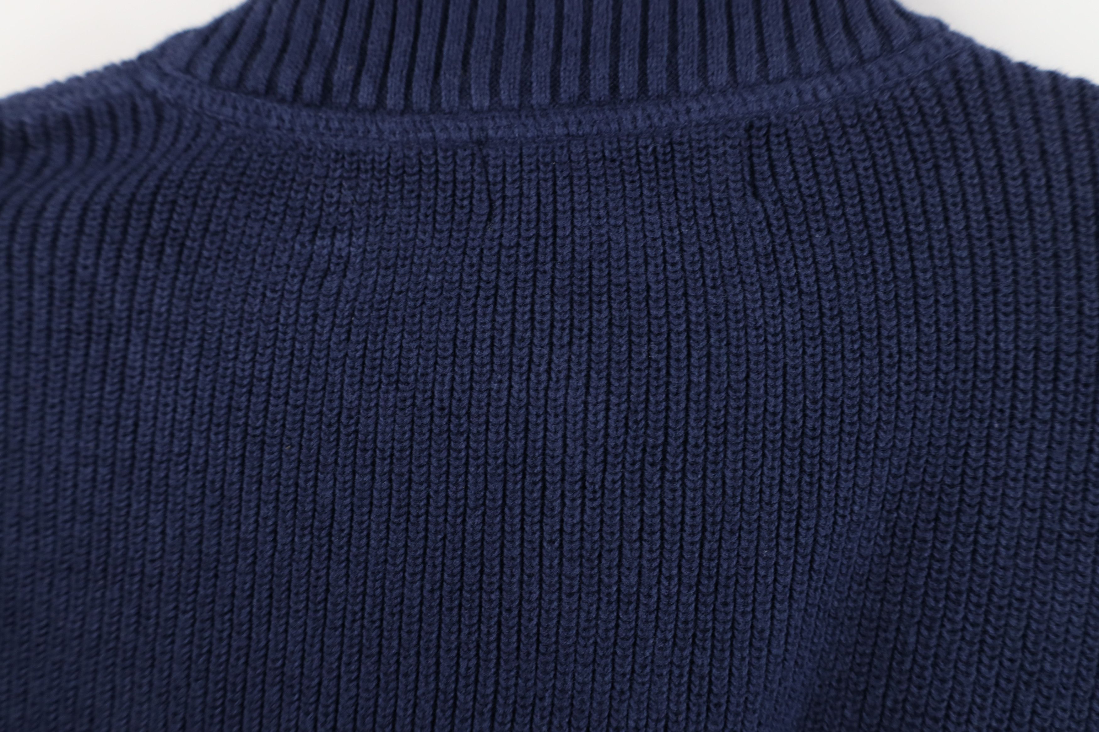 Eddie Bauer Vintage Eddie Bauer Cotton Ribbed Knit Half Zip Sweater Size US L / EU 52-54 / 3 - 10 Thumbnail