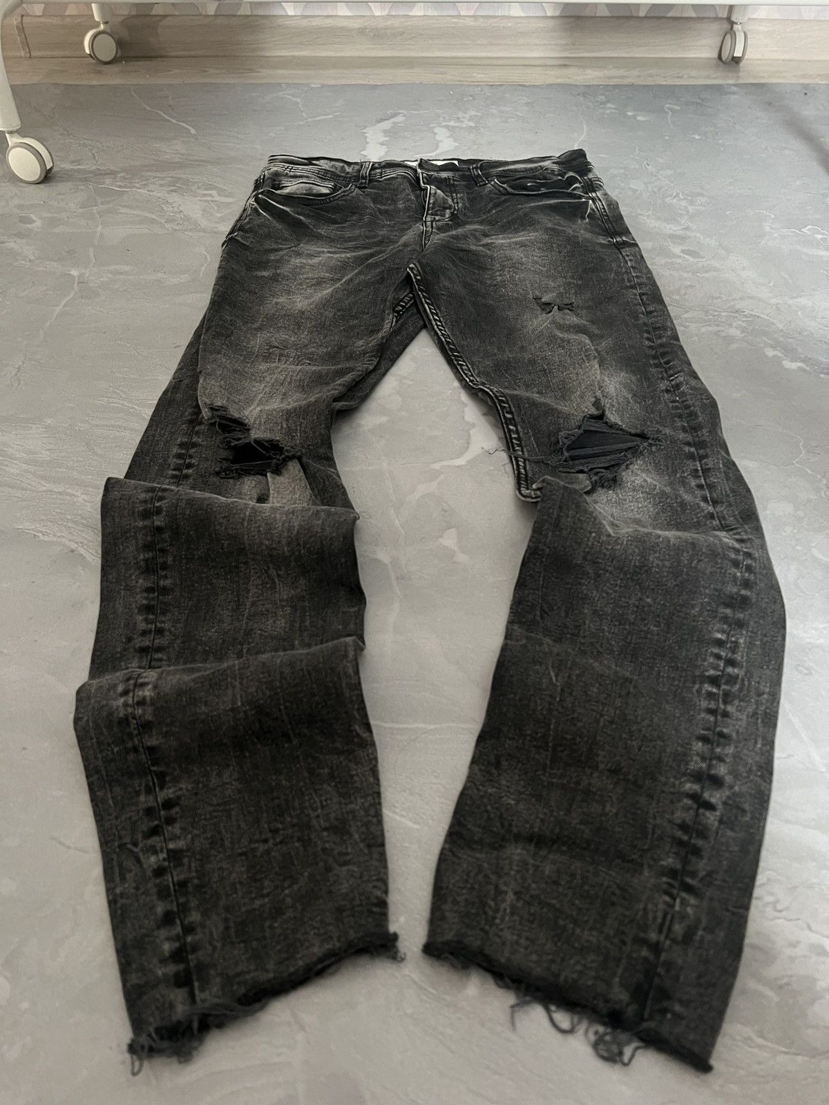 Japanese Brand Vintage Faded Skinny Underground / Balenciaga Style Retro 90 Size US 30 / EU 46 - 1 Thumbnail