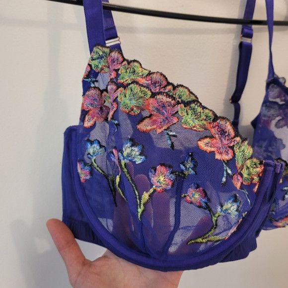 Other Savage X Fenty Western Wildflower Balconette Bra - 40G Size ONE SIZE - 5 Thumbnail