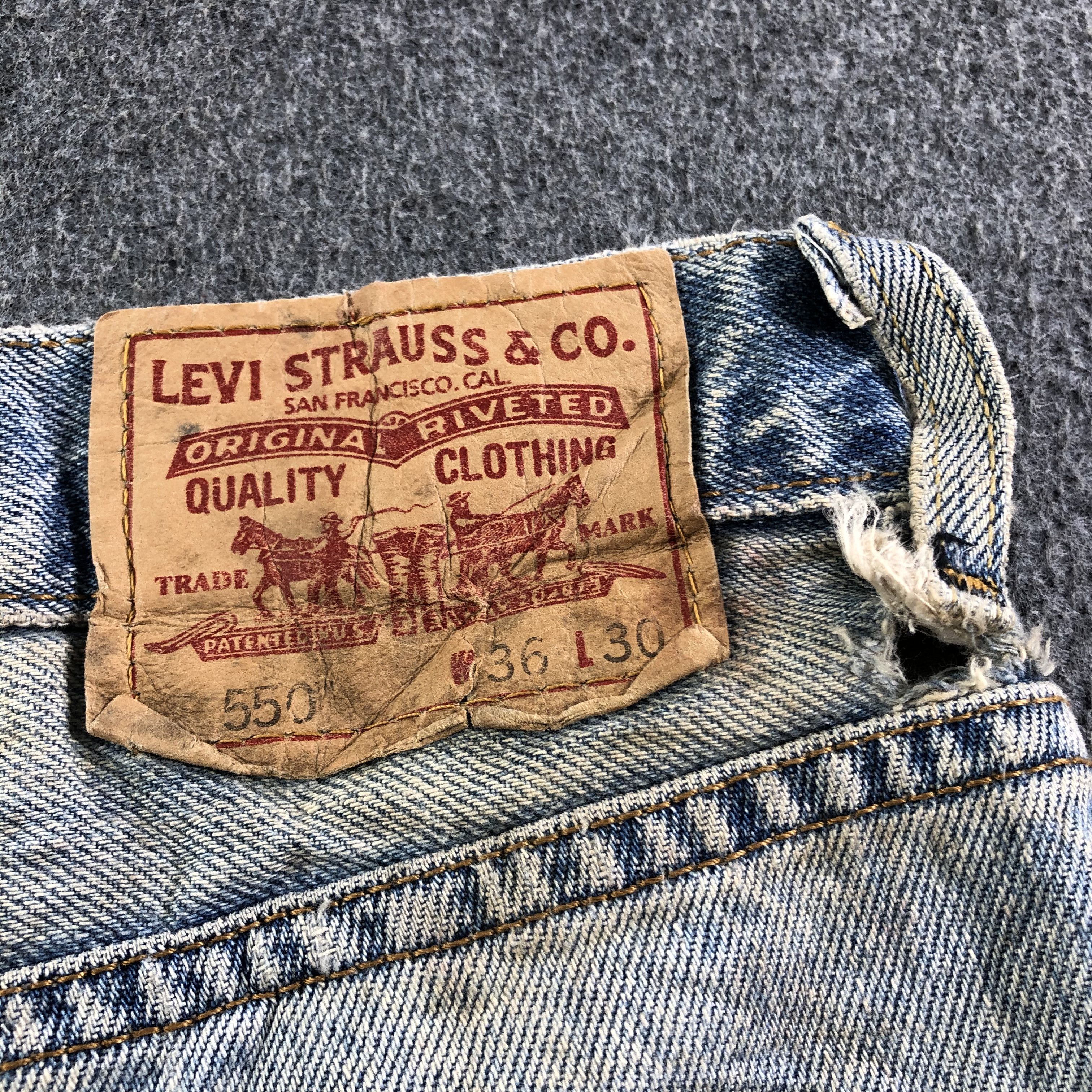 Levi's Vintage Levis 550 Jeans-J3286 Size US 36 / EU 52 - 5 Thumbnail