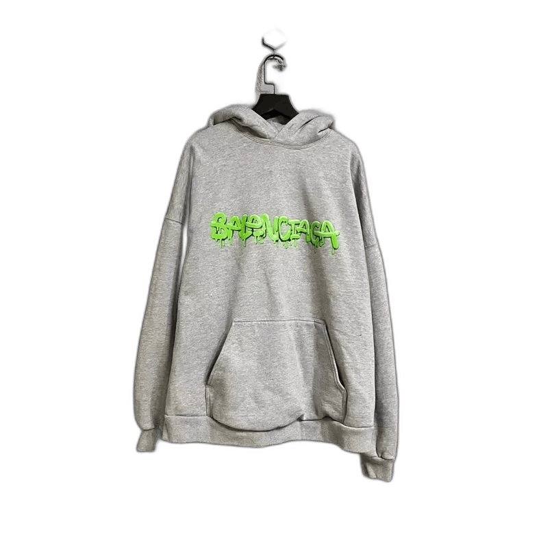 Balenciaga Slime Logo Hooded Sweatshirt-yf